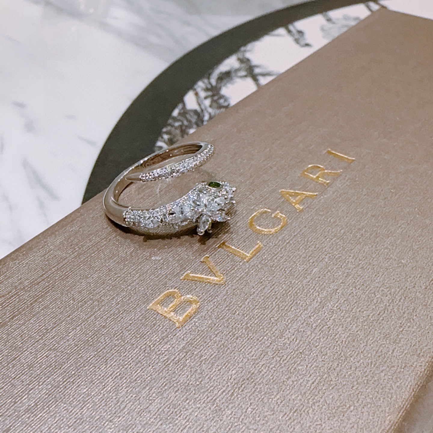 Bvlgari 宝格丽蛇 戒指 简约 百搭 潮流单品