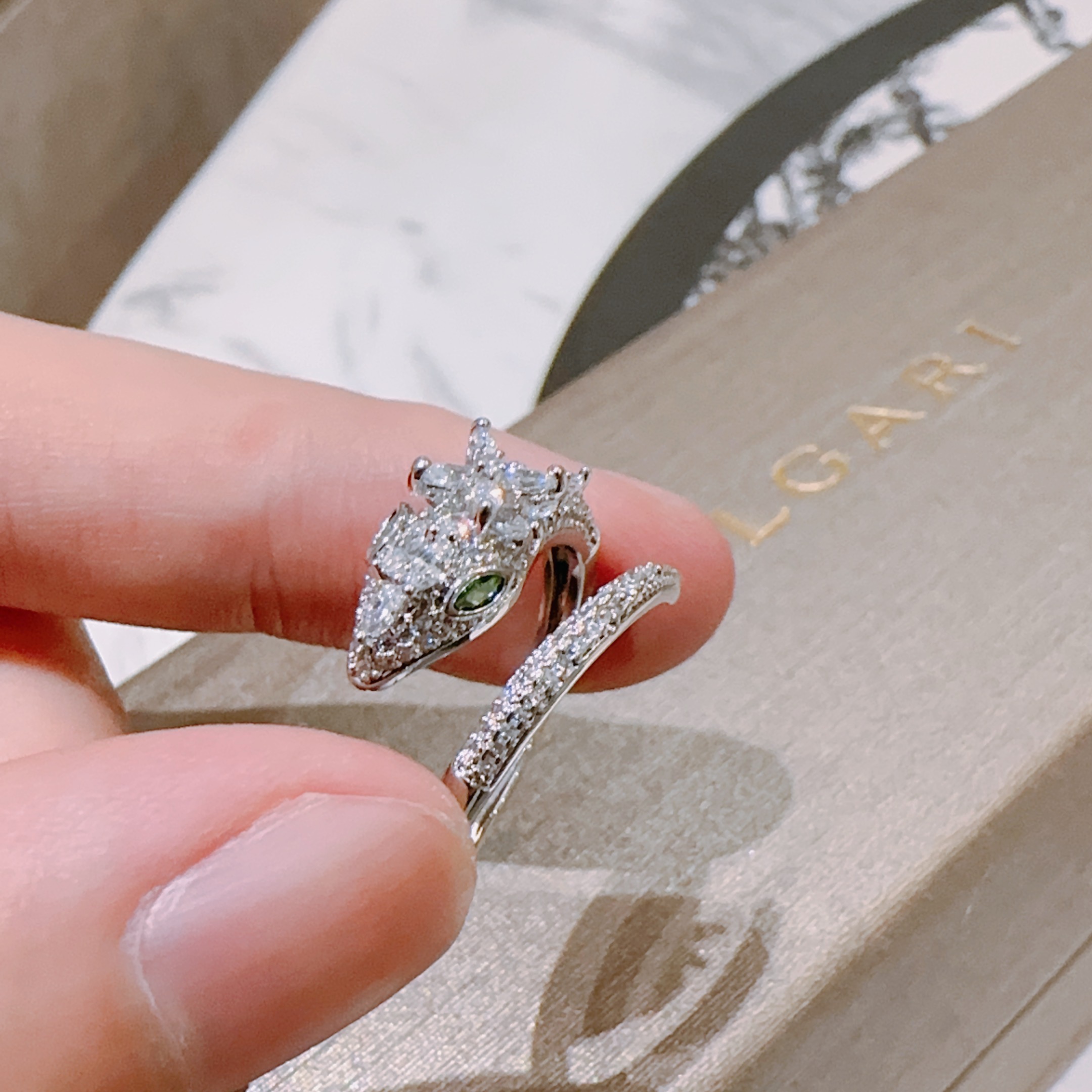 Bvlgari 宝格丽蛇 戒指 简约 百搭 潮流单品