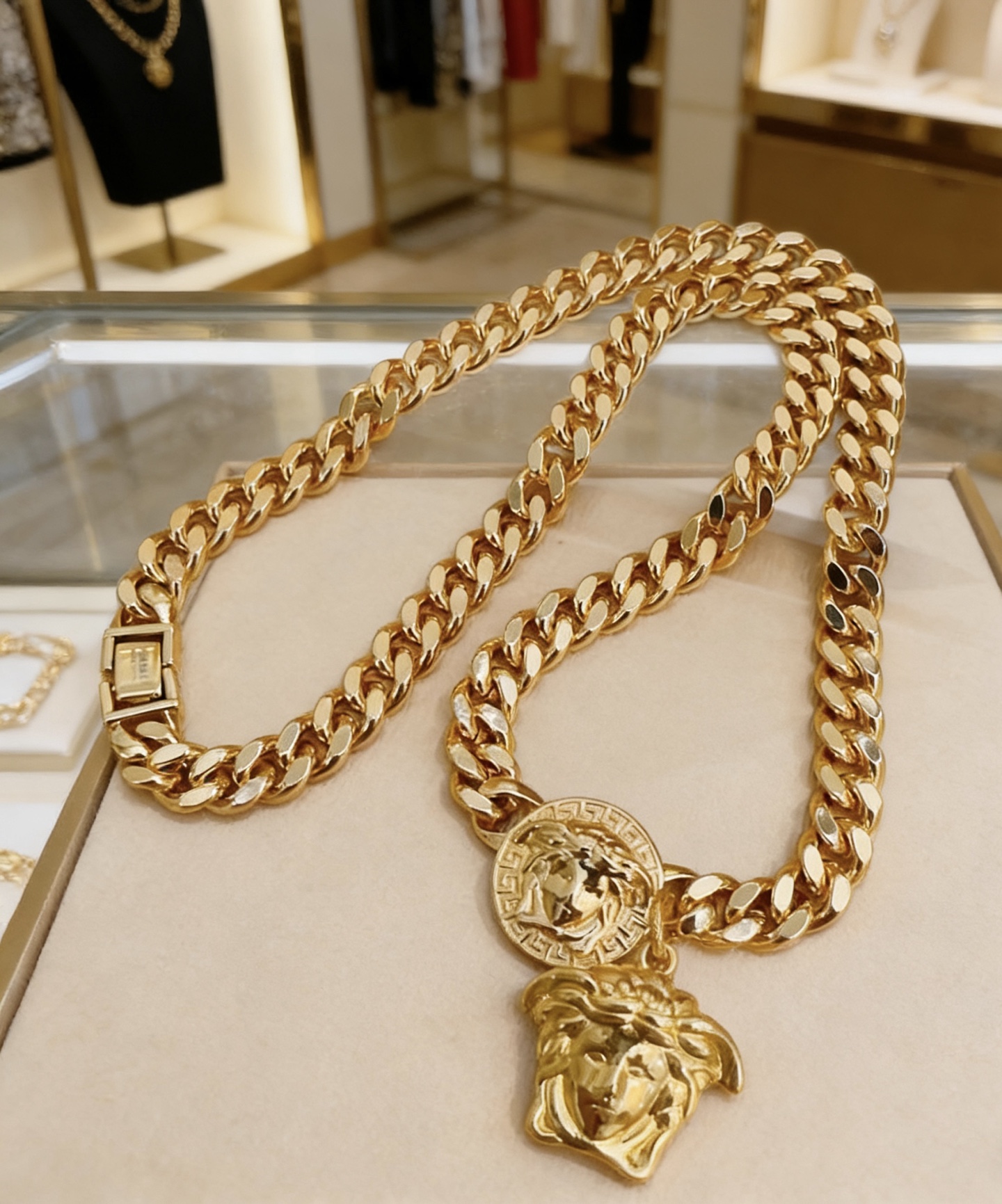Versace 高品质范思哲项链美杜莎头像 新款开模