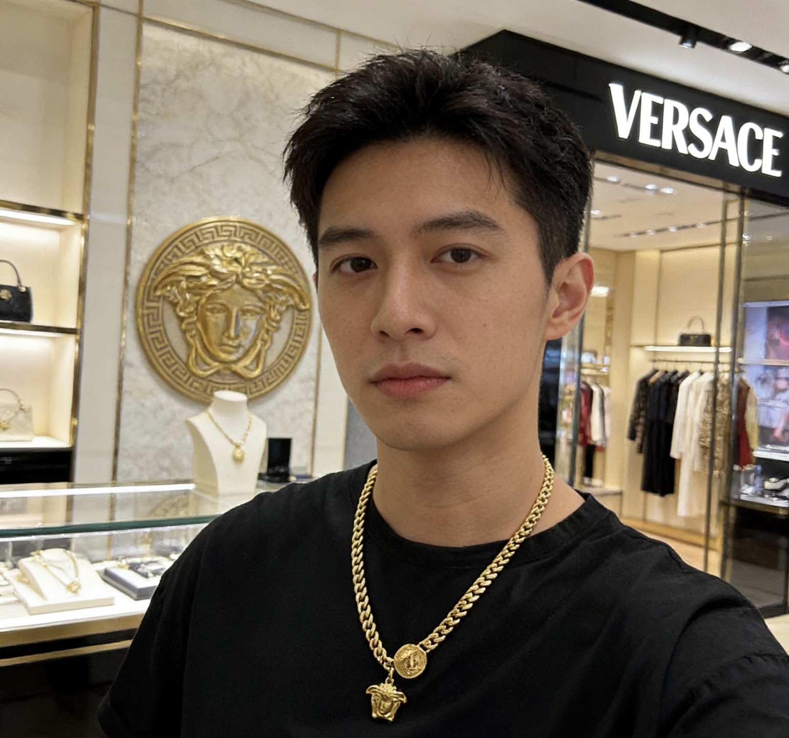 Versace 高品质范思哲项链美杜莎头像 新款开模