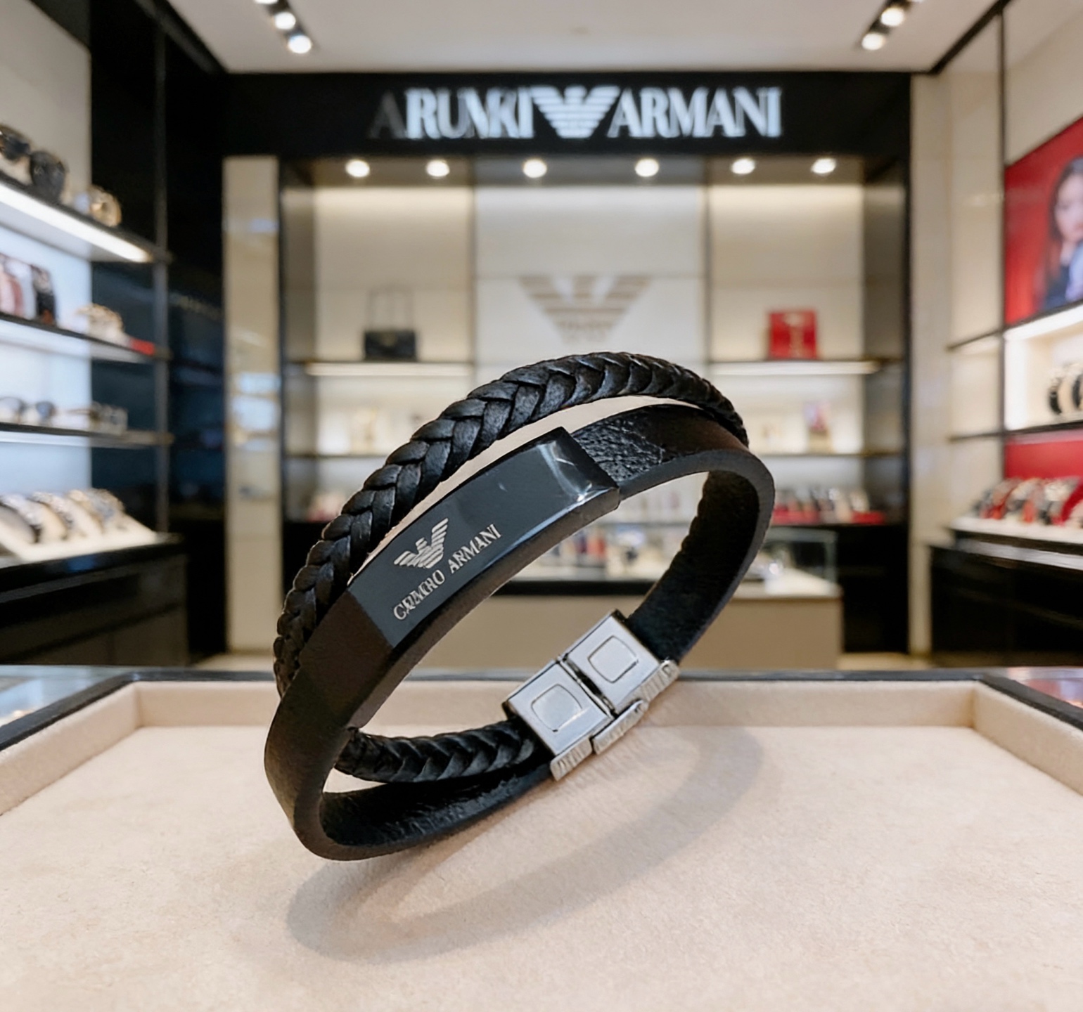 NO:724947,High-quality Armani cowhide bracelet, original single goods counter, new open mold, retro trendy fashion essential, can be worn by both men and women, the same style for couples, rock punk Thai silver style, retro elements, trendy and versatile, the same cowhide latest chain on the official website, higher grade, celebrity classic necklace series retro, details are distressed, non-market glossy version, this has been a hot seller in Armani, very good with trendy clothes, jewelry boutiques, armani, necklace, bracelet, cowhide19860909高品质阿玛尼牛皮手绳手链原单货专柜新款开模复古潮流时尚必备 男女均可佩戴 情侣款同款 摇滚朋克泰银风格 复古元素 潮流百搭 官网同款牛皮最新款链条档次更高明星经典款项链系列复古 细节对版做旧处理 非市面亮面版型 这款一直在出 阿玛尼里面热卖款 非常好搭配潮流衣服,饰品精品,armani,necklace,bracelet,cowhide,Jewelry