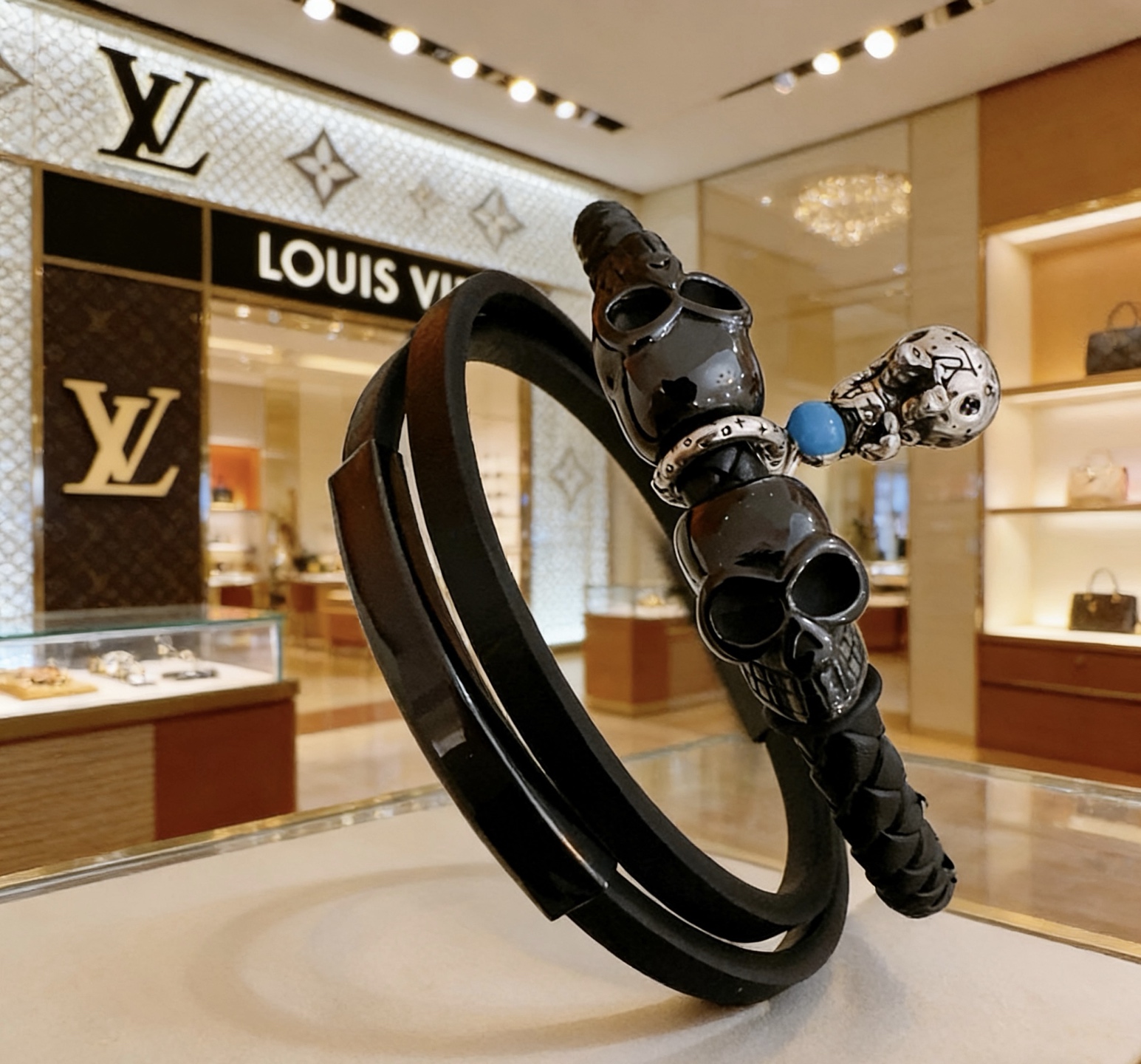 Louis Vuitton 高品质LV路易威登牛皮手绳手链