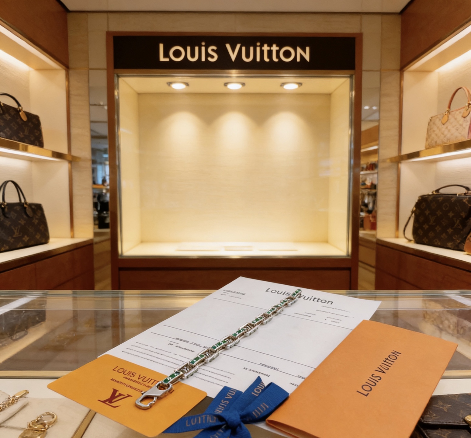 新款法郎高品质路易威登LV手链🇷🇼原单货🇷🇼专柜新款开模复古潮流时尚必备 男女均可佩戴 情侣款同款 摇滚