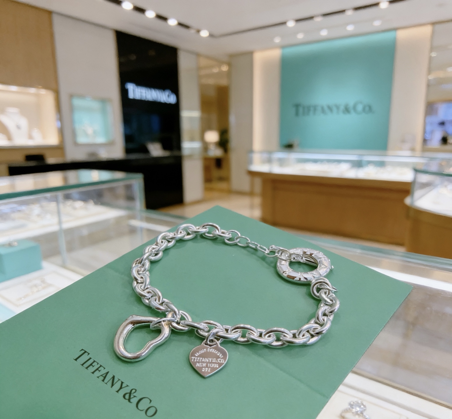 新款蒂芙尼手链TIFFNY&CO. 专柜精工银版本 明星同款 复古做旧风 原版复刻 纯手工打造 ～正品开