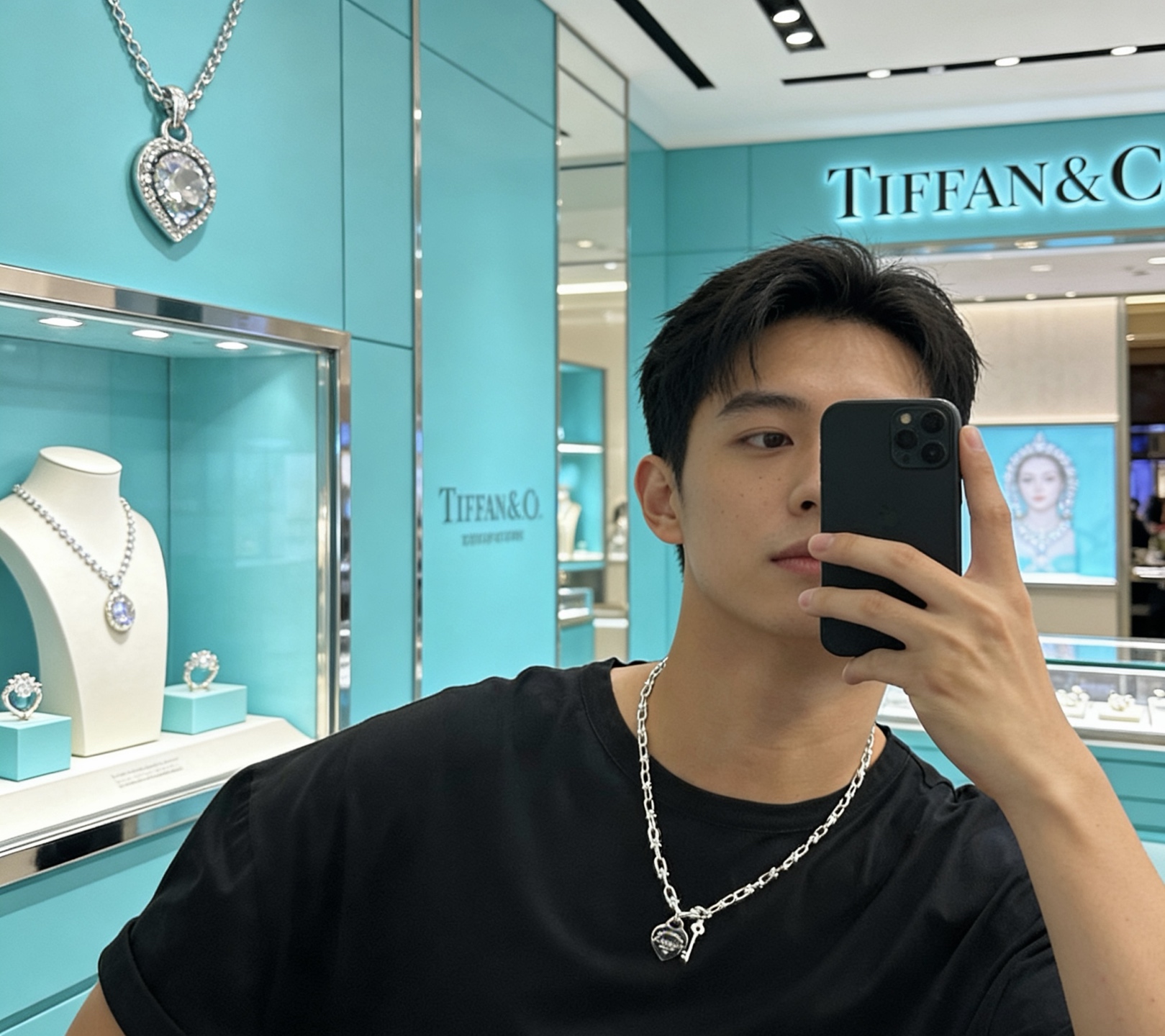 蒂芙尼🩵 TIFFNY&CO. 专柜精工银版本 明星同款 复古做旧风 原版复刻 纯手工打造 ～正品开模💝