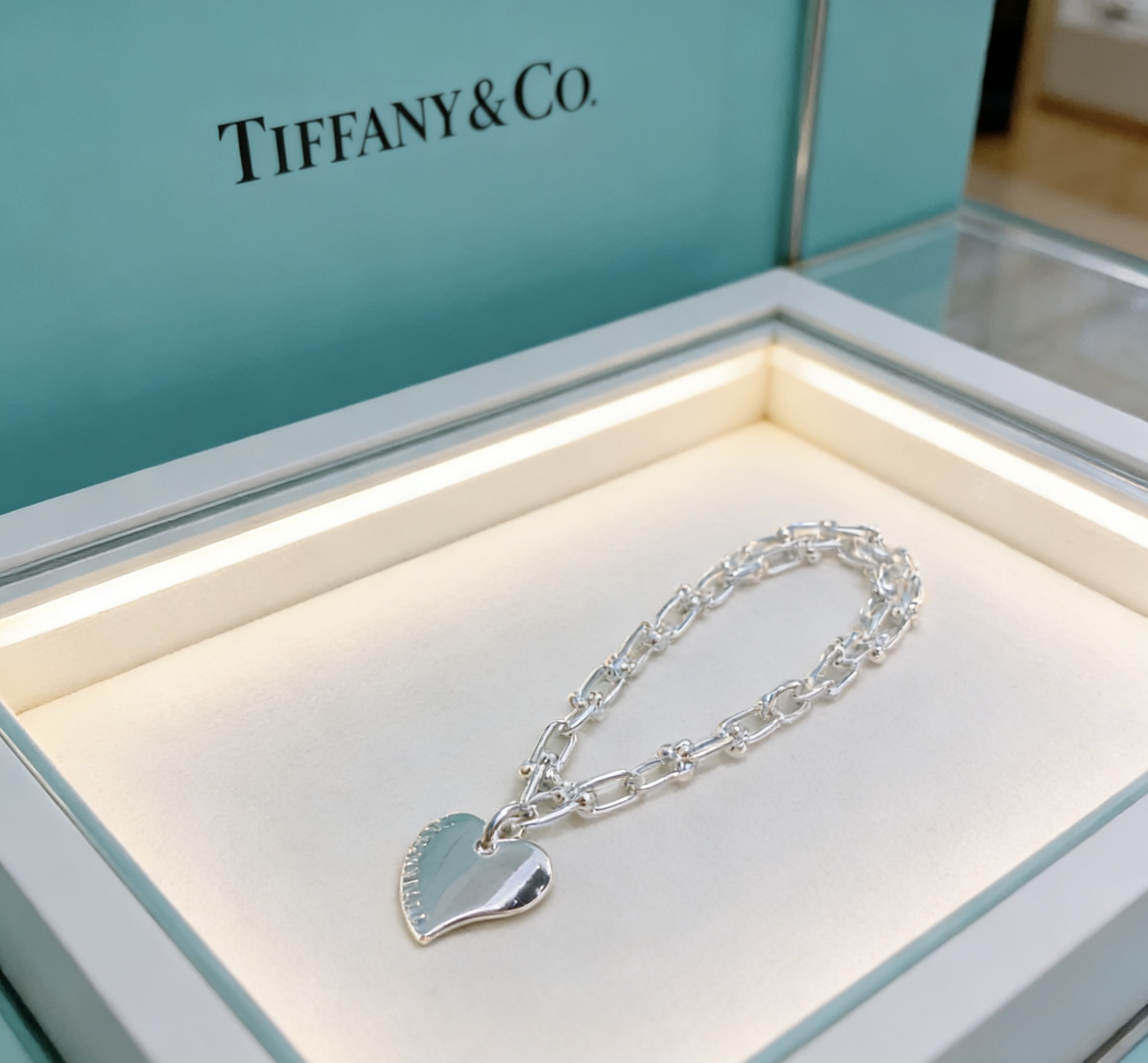 蒂芙尼🩵 TIFFNY&CO. 专柜精工银版本 明星同款 复古做旧风 原版复刻 纯手工打造 ～正品开模💝