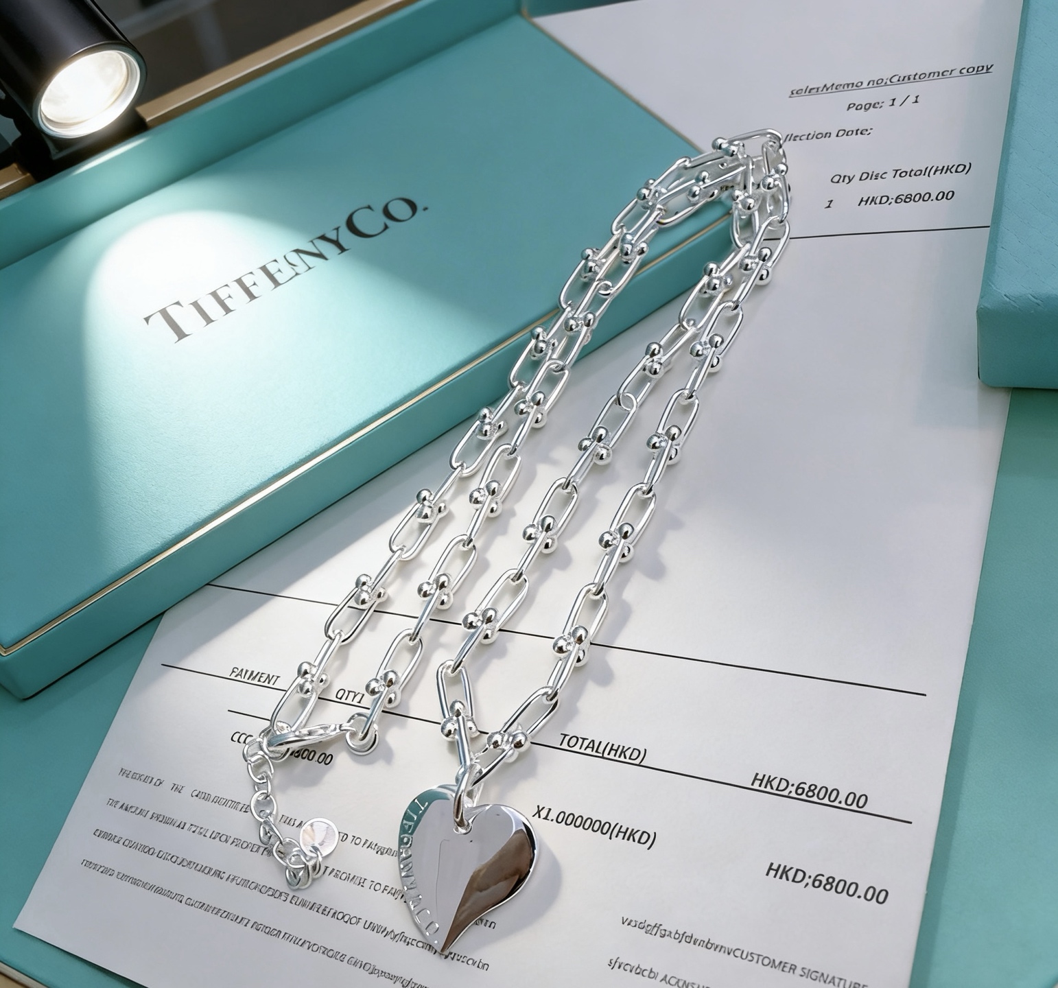 蒂芙尼🩵 TIFFNY&CO. 专柜精工银版本 明星同款 复古做旧风 原版复刻 纯手工打造 ～正品开模💝