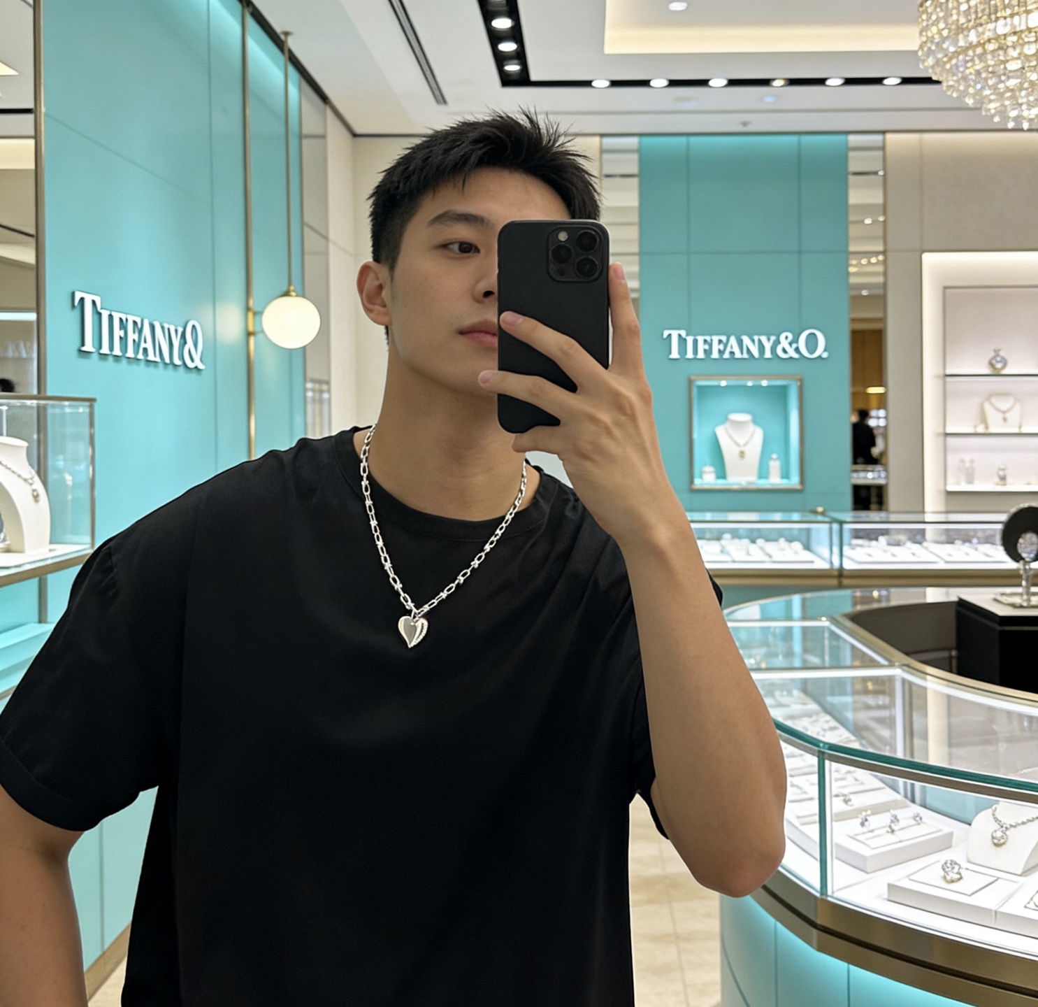 蒂芙尼🩵 TIFFNY&CO. 专柜精工银版本 明星同款 复古做旧风 原版复刻 纯手工打造 ～正品开模💝