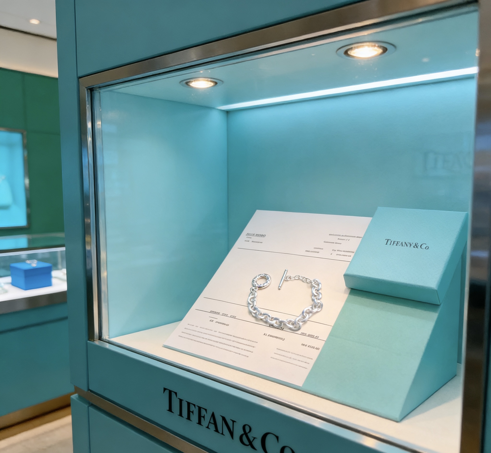 蒂芙尼手链🩵 TIFFNY&CO. 专柜精工银版本手链 明星同款 复古做旧风 原版复刻 纯手工打造 ～正