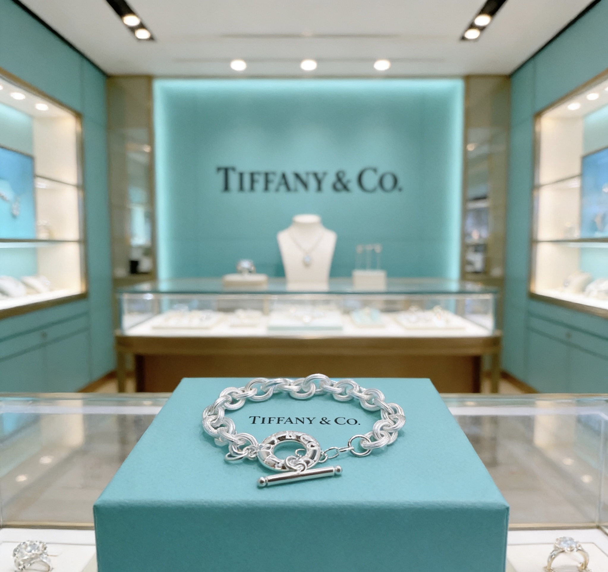 蒂芙尼手链🩵 TIFFNY&CO. 专柜精工银版本手链 明星同款 复古做旧风 原版复刻 纯手工打造 ～正