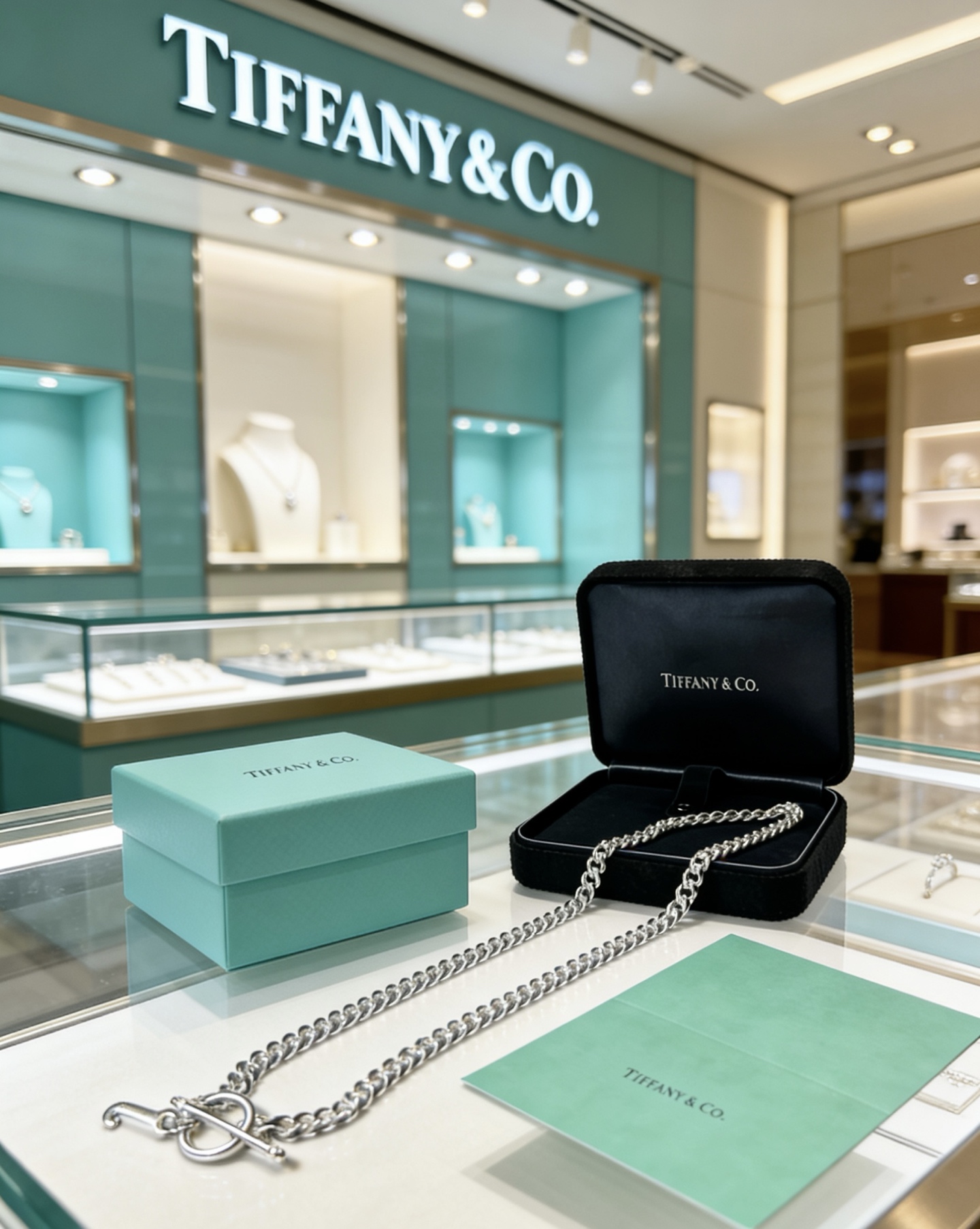 蒂芙尼项链🩵 TIFFNY&CO. 专柜精工银版本 明星同款 复古做旧风 原版复刻 纯手工打造 ～正品开