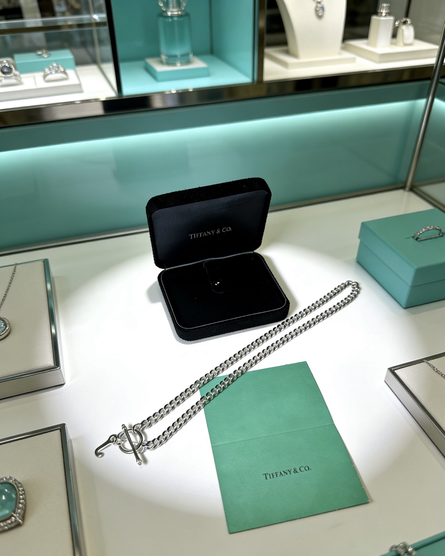 蒂芙尼项链🩵 TIFFNY&CO. 专柜精工银版本 明星同款 复古做旧风 原版复刻 纯手工打造 ～正品开
