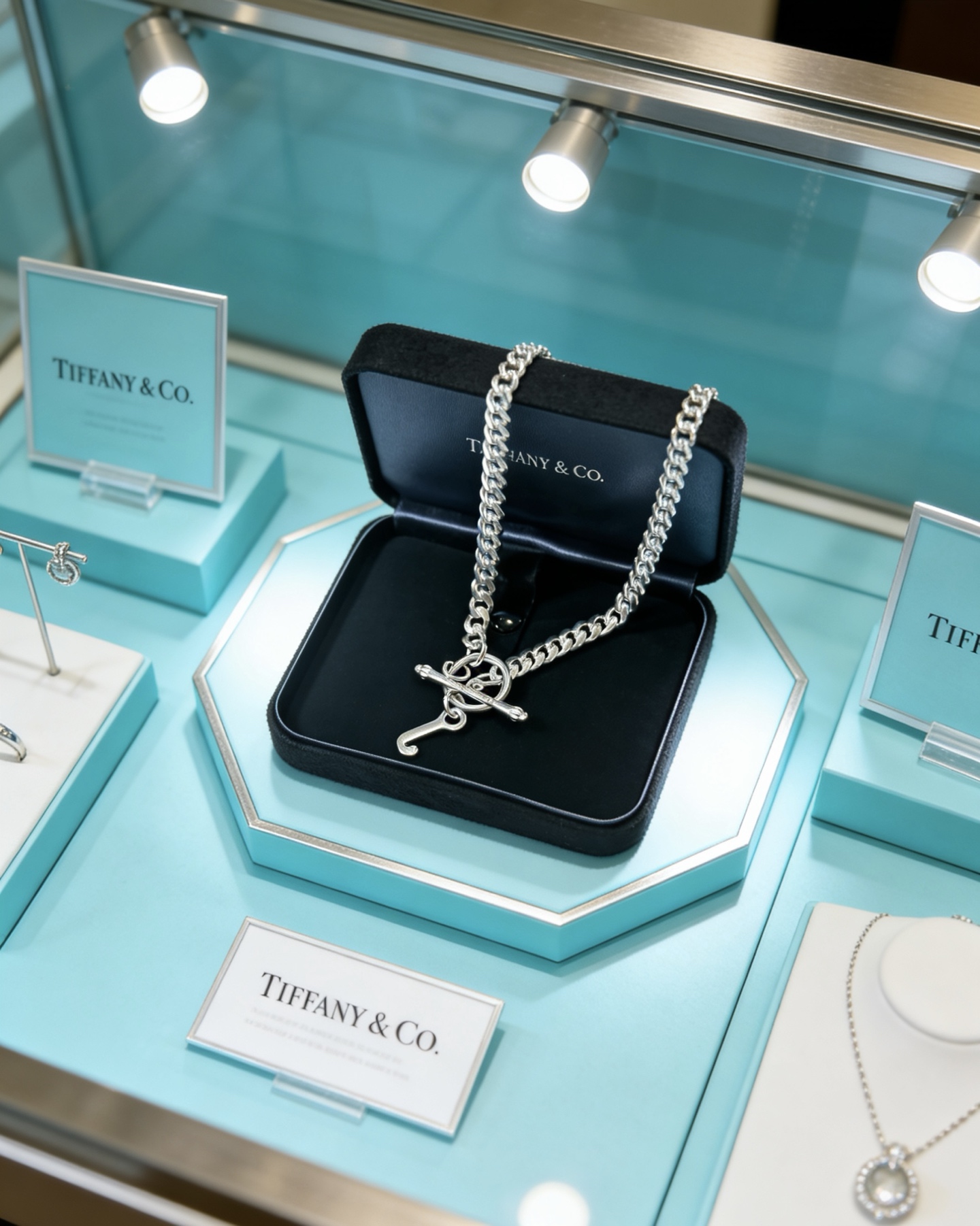 蒂芙尼项链🩵 TIFFNY&CO. 专柜精工银版本 明星同款 复古做旧风 原版复刻 纯手工打造 ～正品开