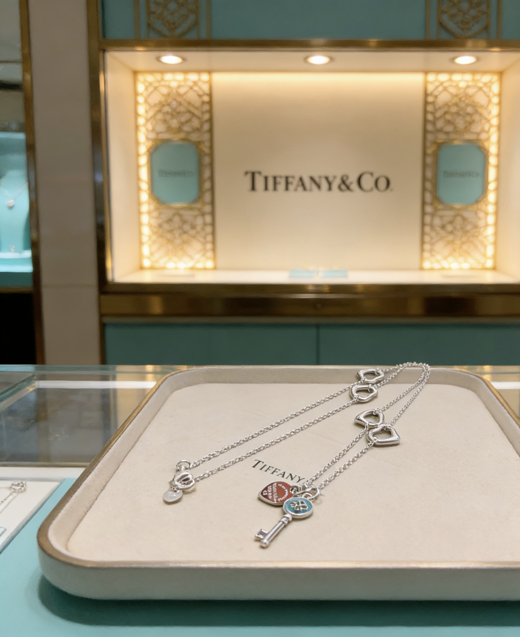 Tiffany & Co. 蒂芙尼项链TIFFNY&CO 精工银版本
