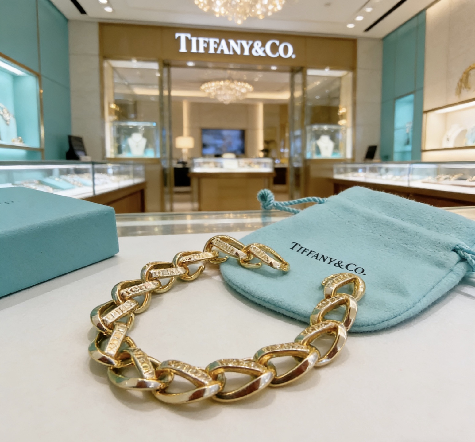 蒂芙尼手链🩵 TIFFNY&CO. 专柜精工银版本 明星同款 复古做旧风 原版复刻 纯手工打造 ～正品开