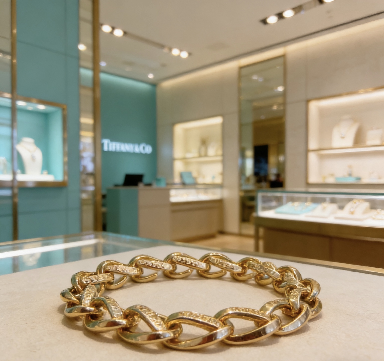 蒂芙尼手链🩵 TIFFNY&CO. 专柜精工银版本 明星同款 复古做旧风 原版复刻 纯手工打造 ～正品开