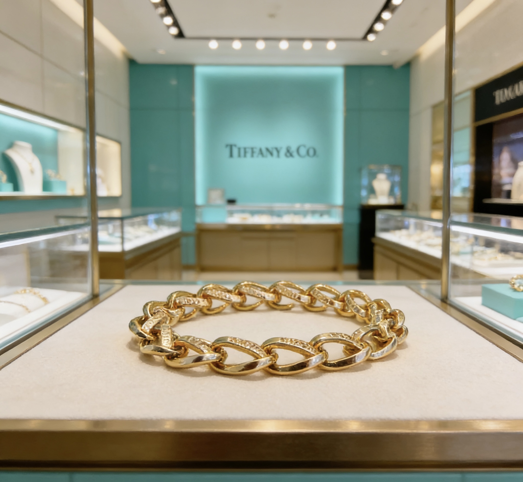 蒂芙尼手链🩵 TIFFNY&CO. 专柜精工银版本 明星同款 复古做旧风 原版复刻 纯手工打造 ～正品开