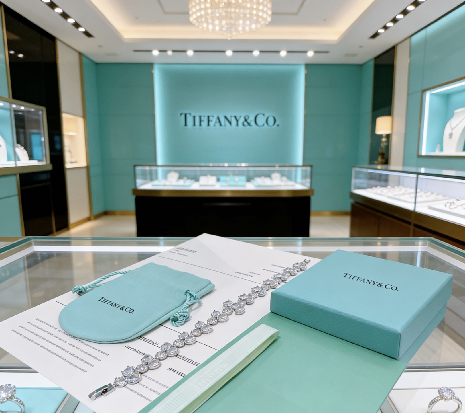 独家订制 ✨Tiff 蒂芙尼手链纪念款 花絮 马眼 手链 💘采用高碳钻 💎 顶级亚金材质镶嵌 铂金镶钻设