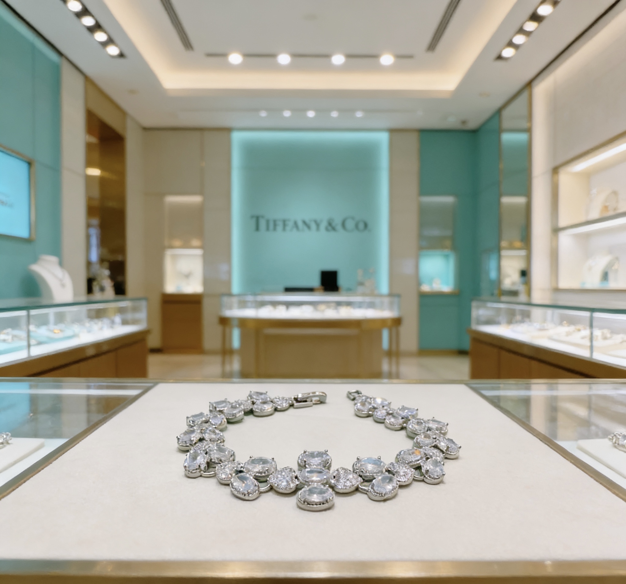 独家订制 ✨Tiff 蒂芙尼手链纪念款 花絮 马眼 手链 💘采用高碳钻 💎 顶级亚金材质镶嵌 铂金镶钻设