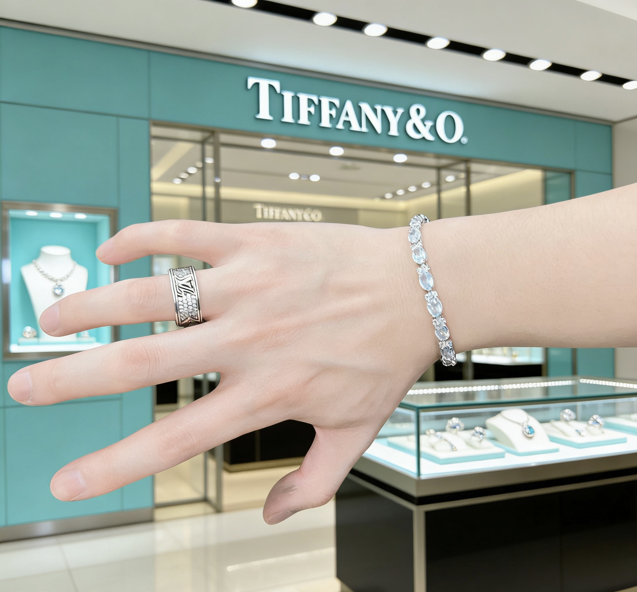 Tiffany & Co. 独家订制 Tiff 蒂芙尼手链纪念款
