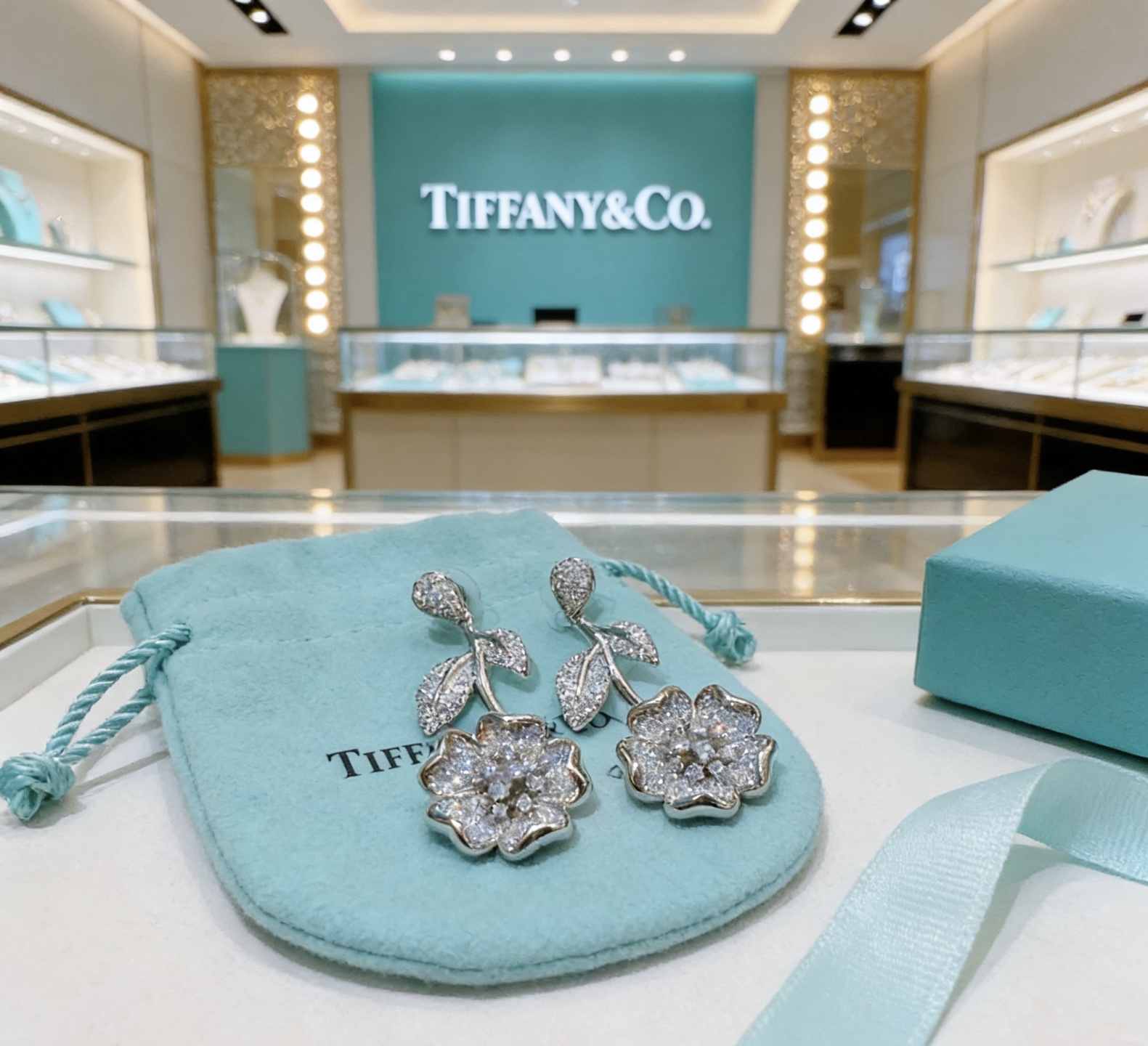 Tiffany & Co. 独家订制 Tiff 蒂芙尼耳环纪念款