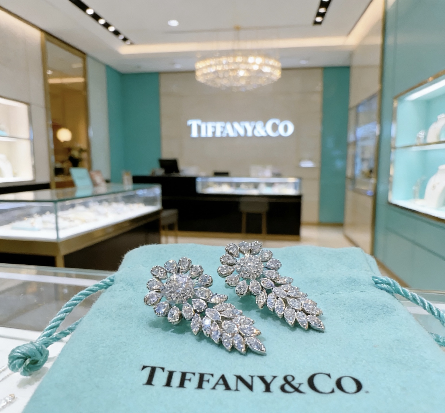 Tiffany & Co. 独家订制 Tiff 蒂芙尼耳环纪念款