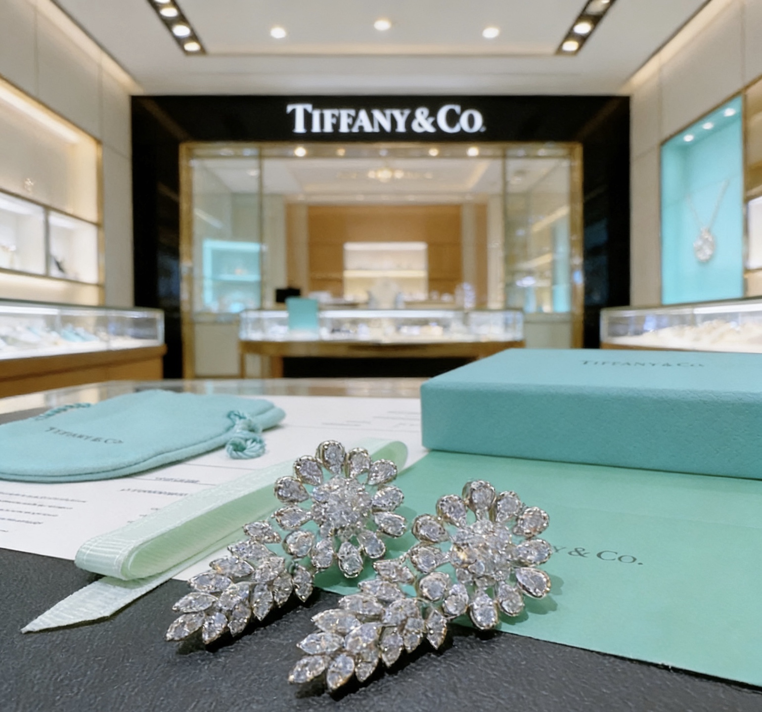 Tiffany & Co. 独家订制 Tiff 蒂芙尼耳环纪念款