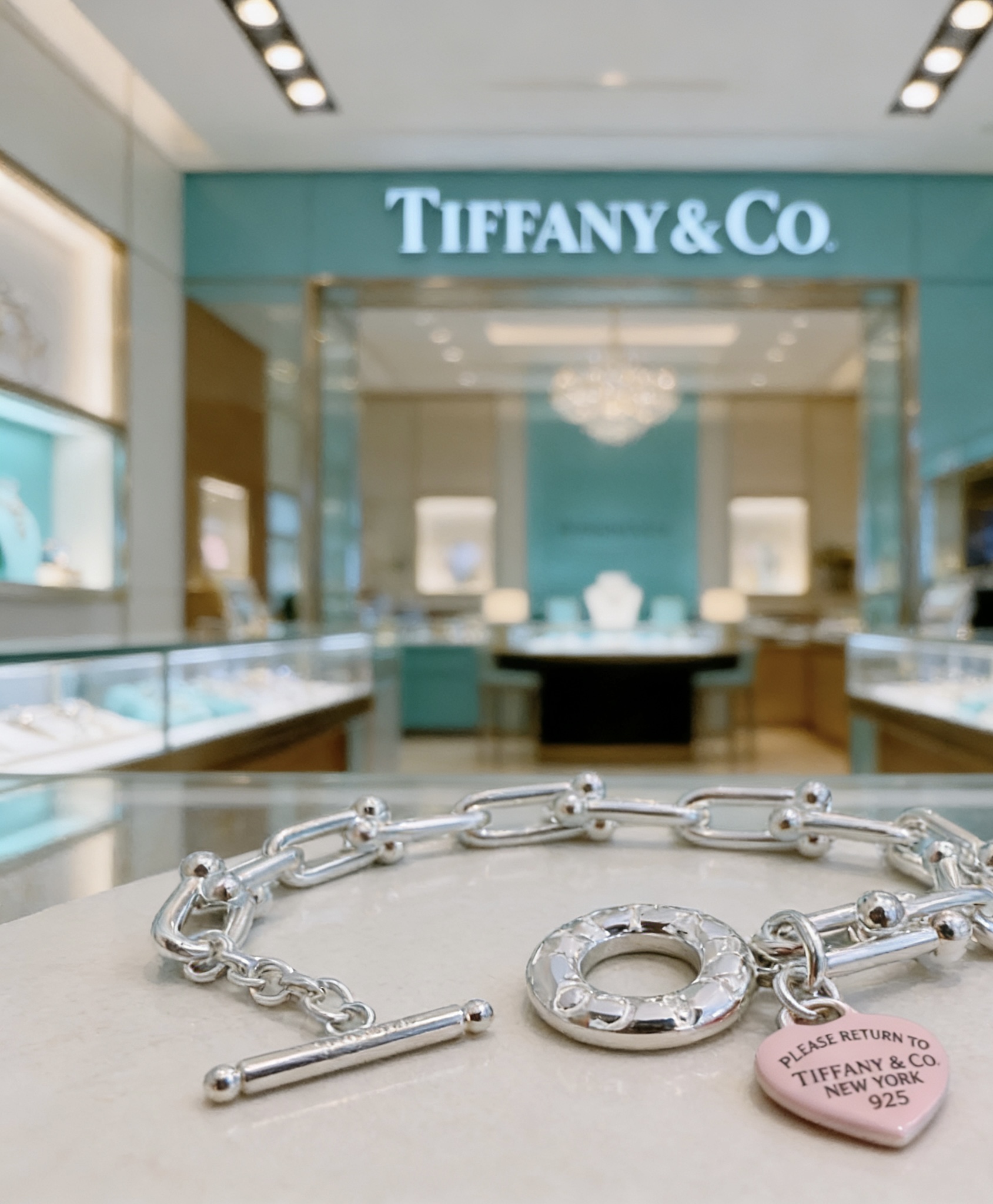蒂芙尼手链🩵 TIFFNY&CO. 专柜精工银版本 明星同款 原版复刻 纯手工打造 ～正品开模💝潮流时尚