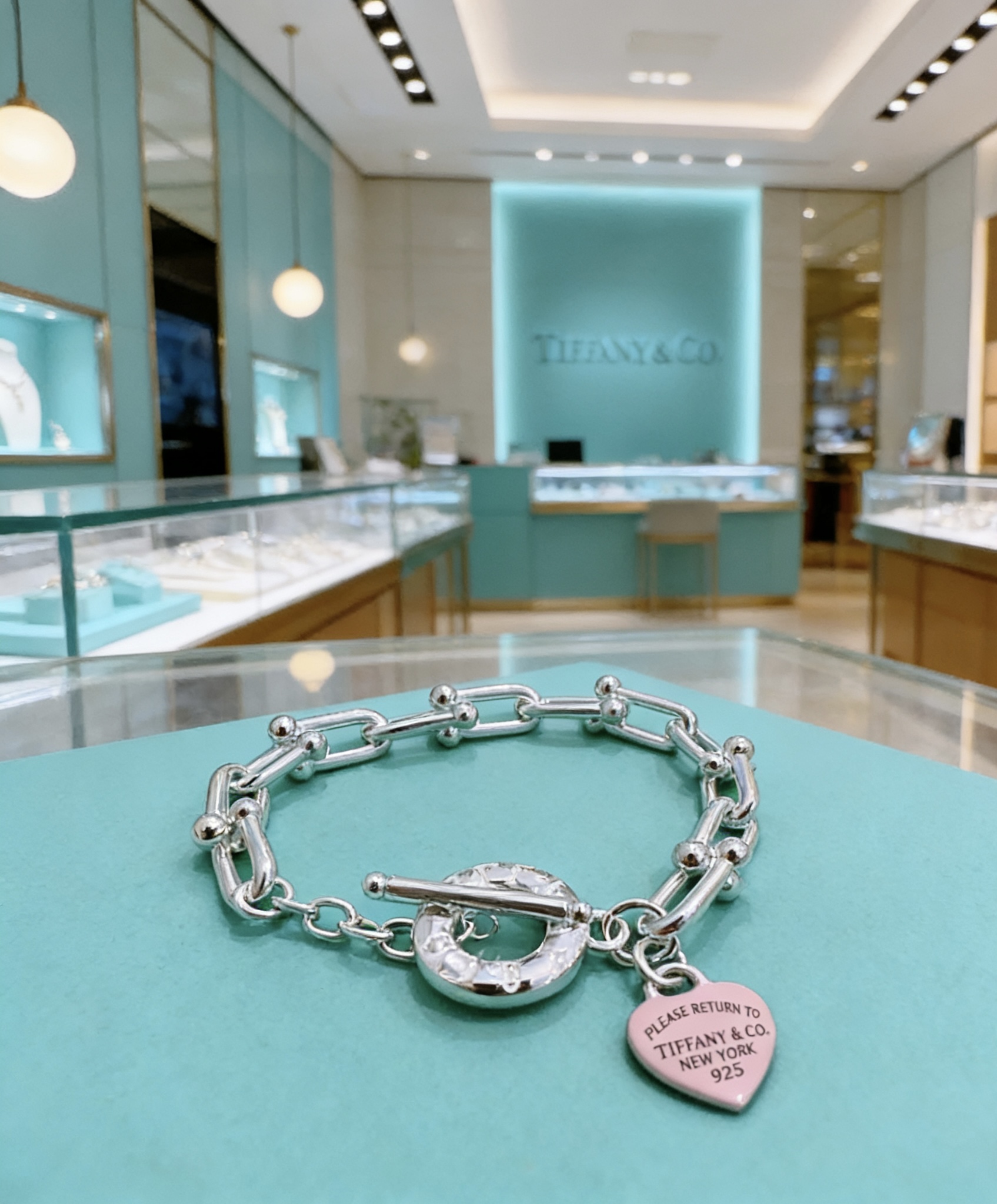 蒂芙尼手链🩵 TIFFNY&CO. 专柜精工银版本 明星同款 原版复刻 纯手工打造 ～正品开模💝潮流时尚