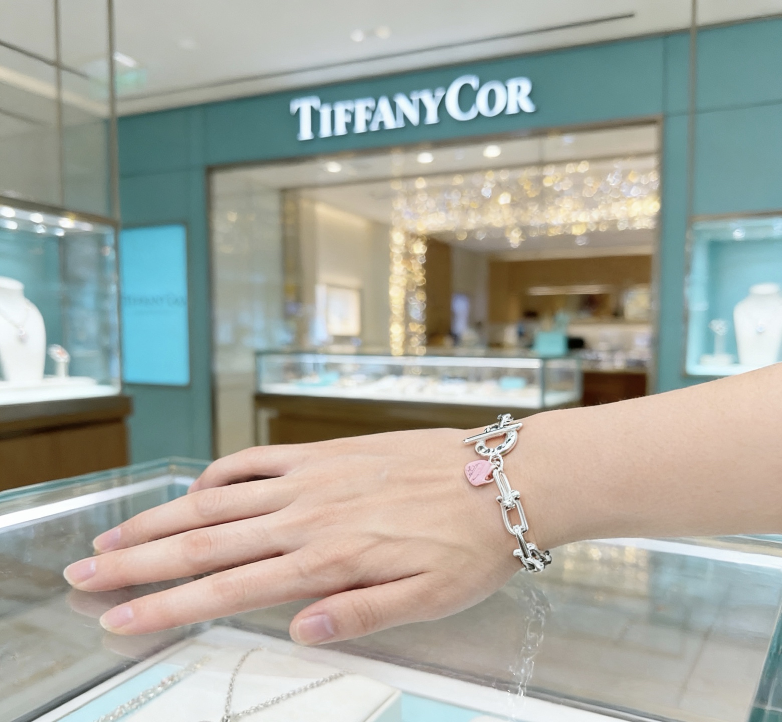 蒂芙尼手链🩵 TIFFNY&CO. 专柜精工银版本 明星同款 原版复刻 纯手工打造 ～正品开模💝潮流时尚