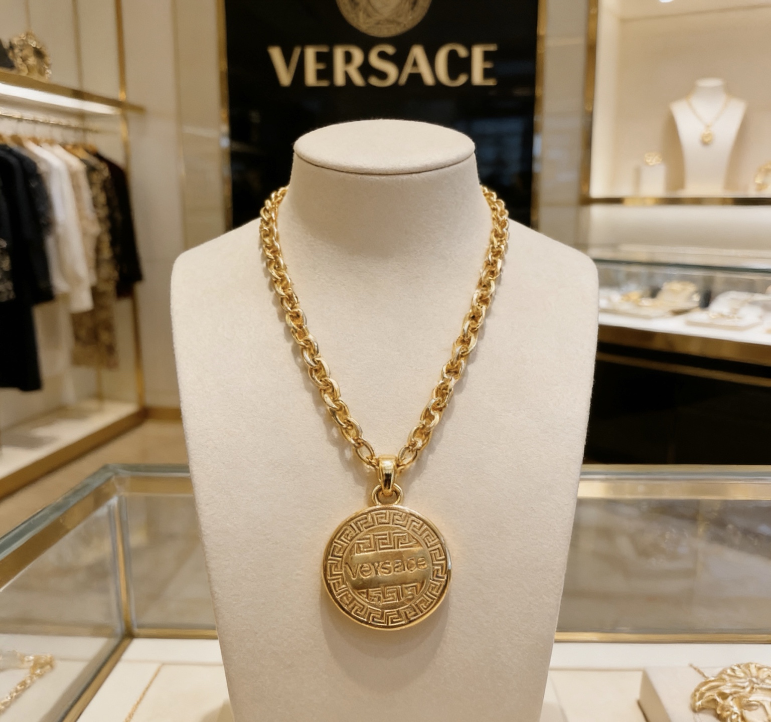 Versace 高品质范思哲项链美杜莎头像 新款开模