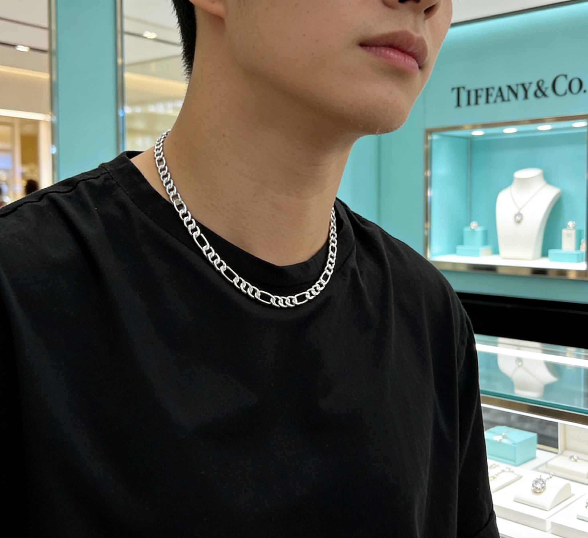 Tiffany & Co. 蒂芙尼项链TIFFNY&CO 精工银版本