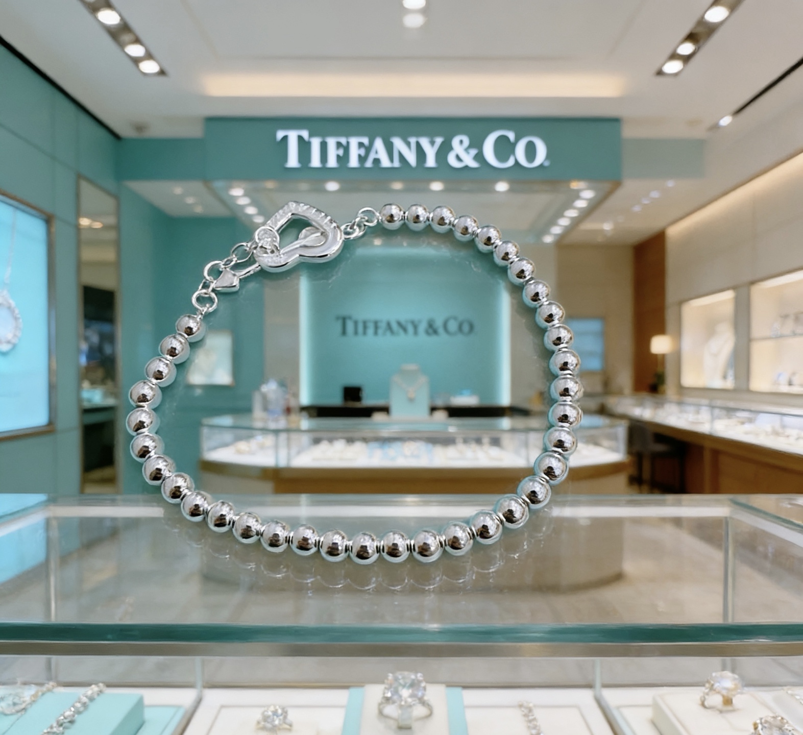Tiffany & Co. 蒂芙尼 TIFFNY&CO 精工银版本手链