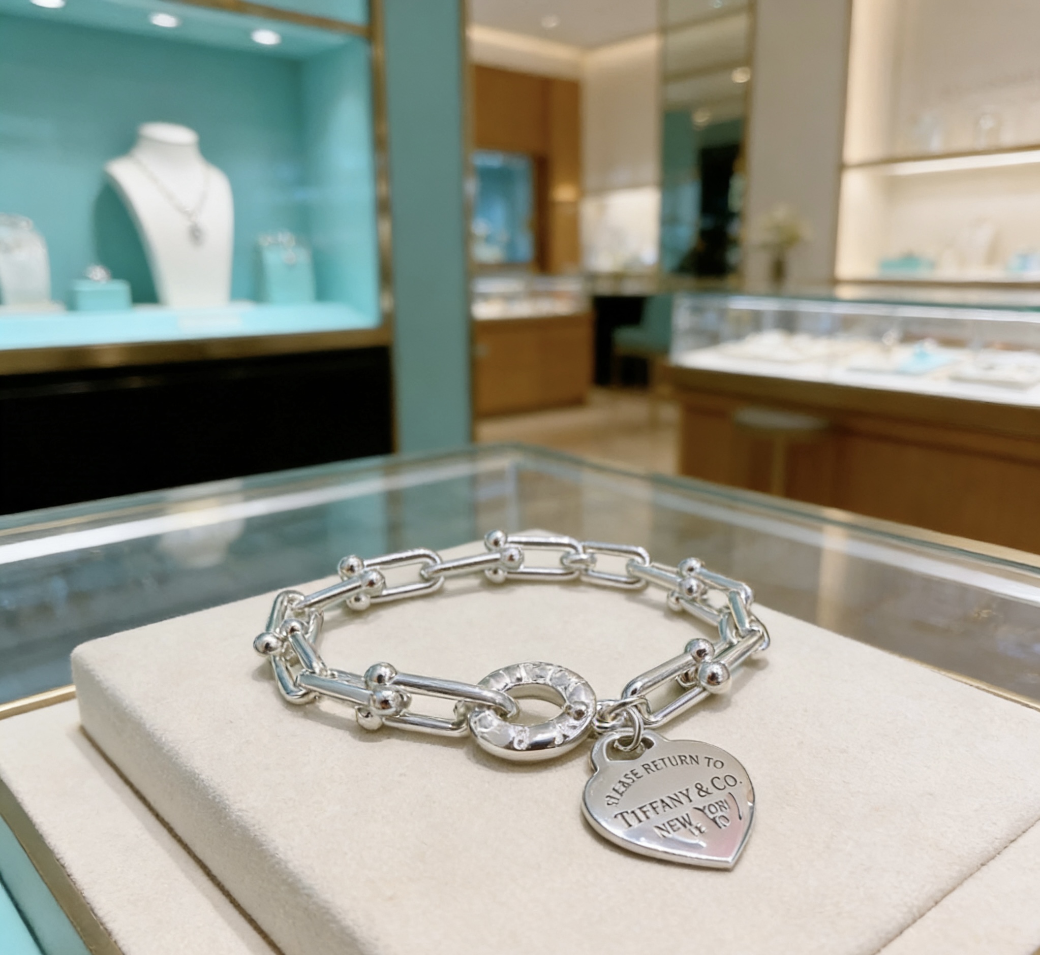 Tiffany & Co. 蒂芙尼 TIFFNY&CO 精工银版本手链