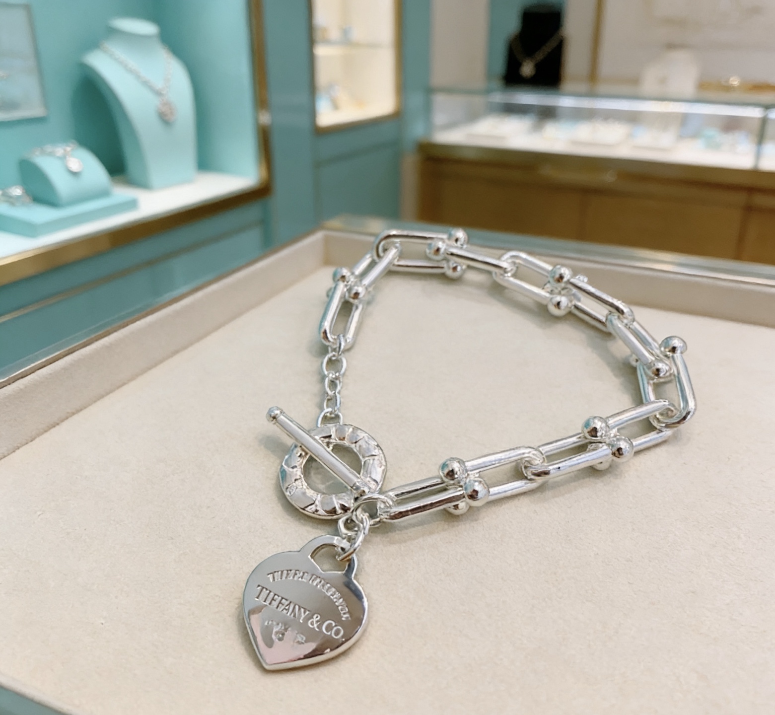 Tiffany & Co. 蒂芙尼 TIFFNY&CO 精工银版本手链