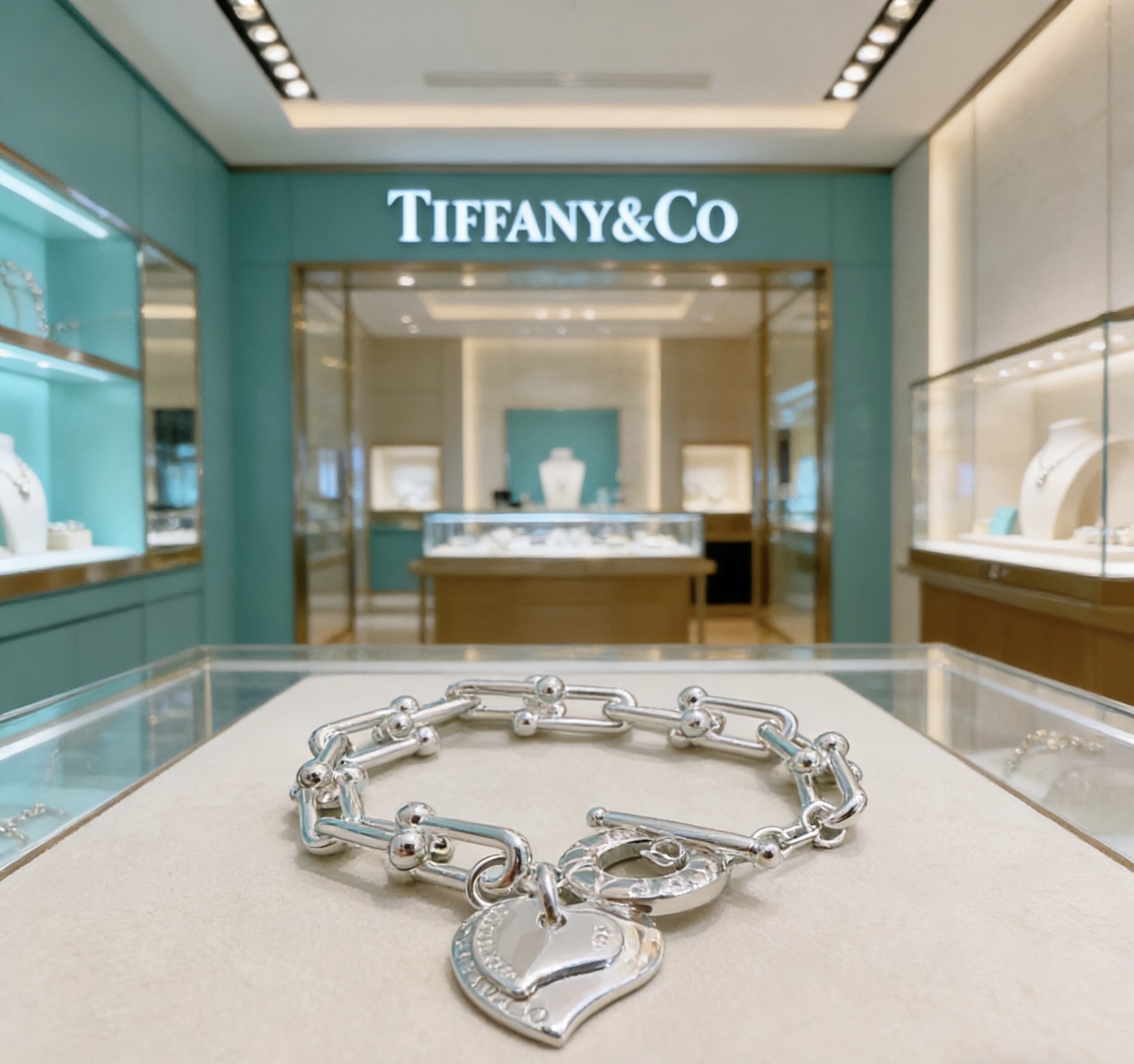 Tiffany & Co. 蒂芙尼 TIFFNY&CO 精工银版本手链