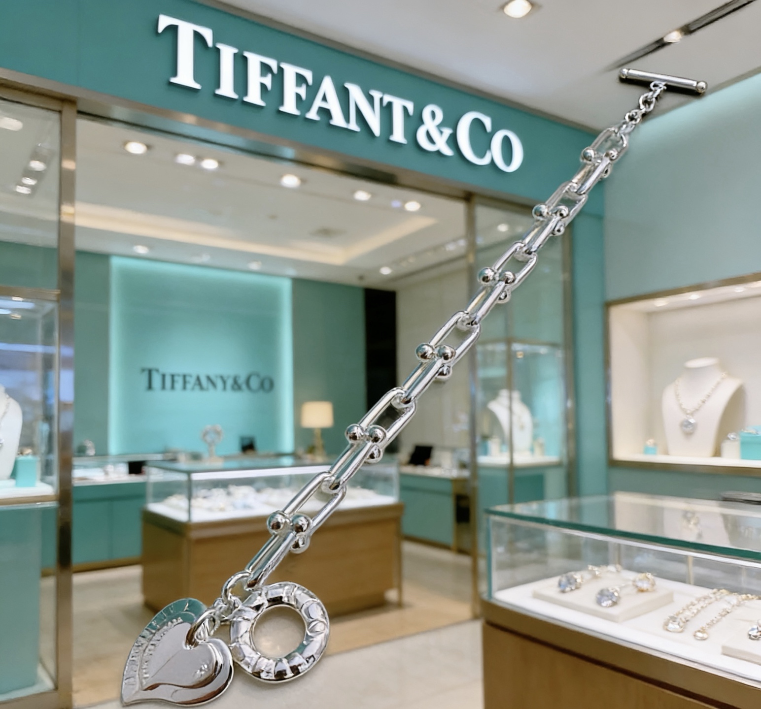 Tiffany & Co. 蒂芙尼 TIFFNY&CO 精工银版本手链