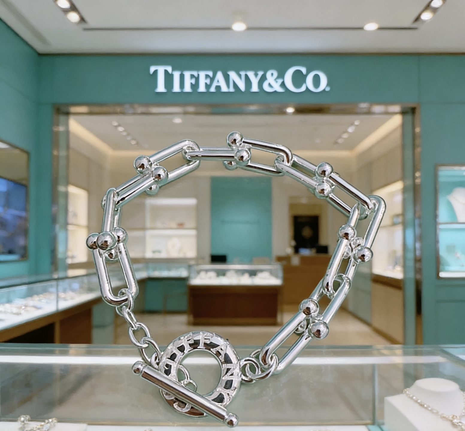 Tiffany & Co. 蒂芙尼 TIFFNY&CO 精工银版本手链