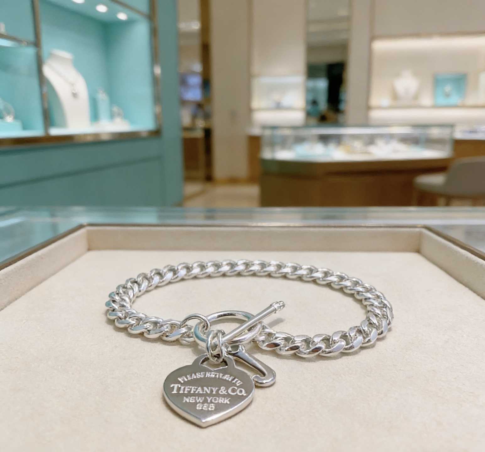 Tiffany & Co. 蒂芙尼 TIFFNY&CO 精工银版本手链
