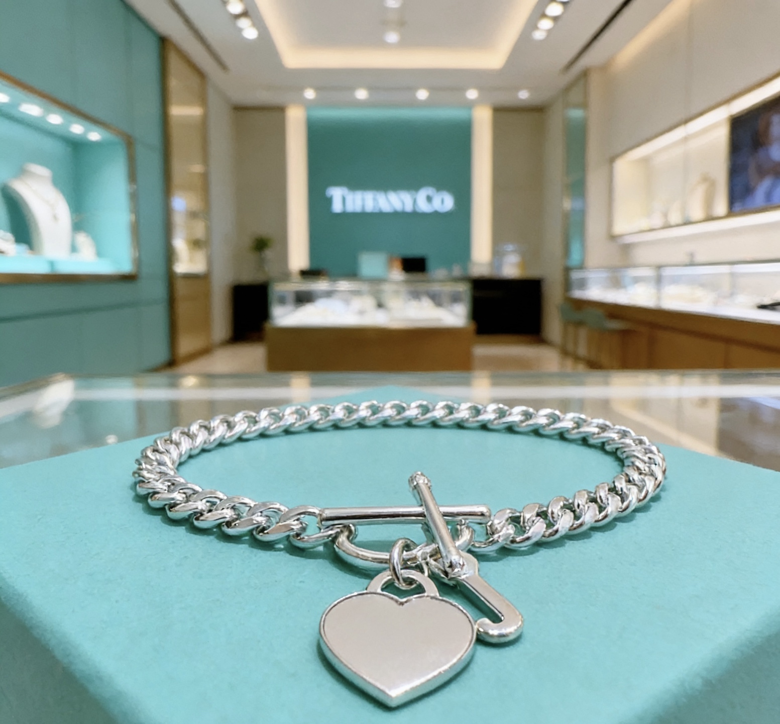 Tiffany & Co. 蒂芙尼 TIFFNY&CO 精工银版本手链