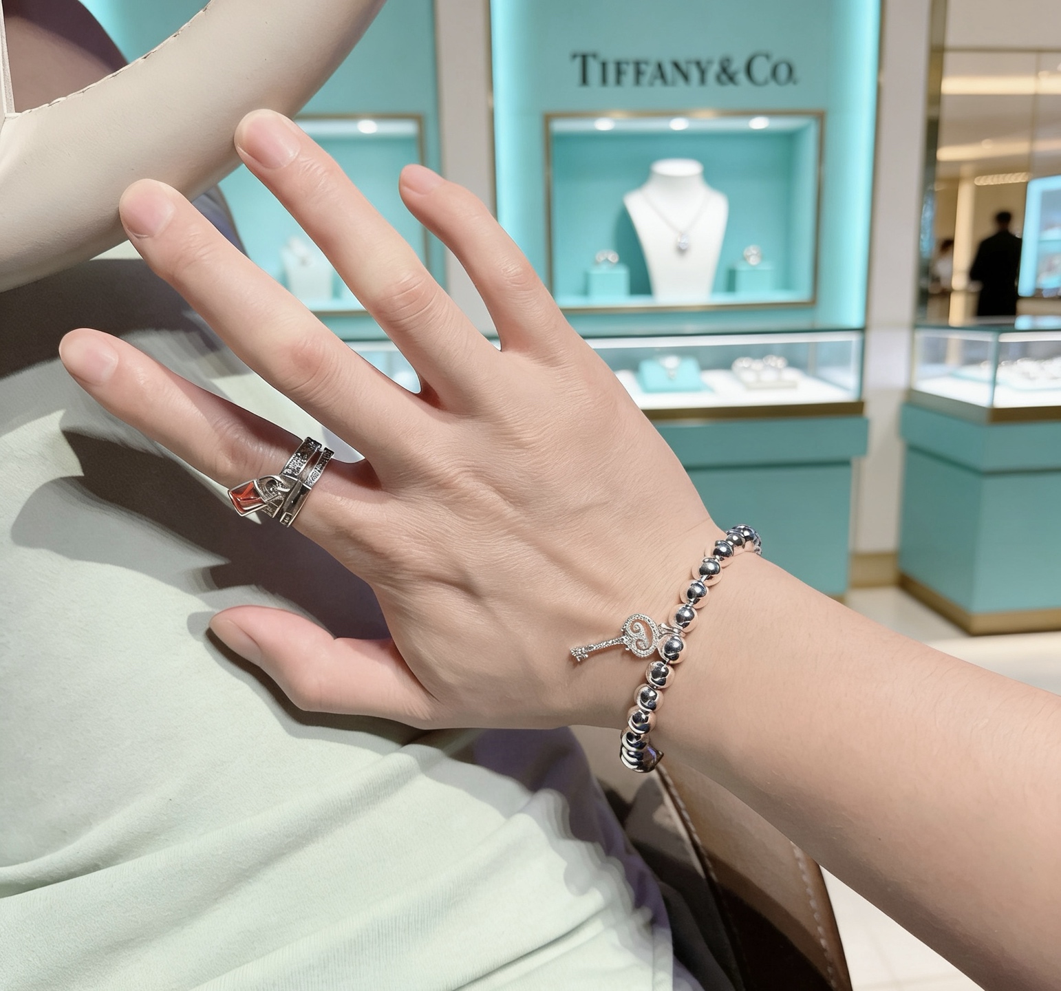 Tiffany & Co. 蒂芙尼 TIFFNY&CO 精工银版本手链