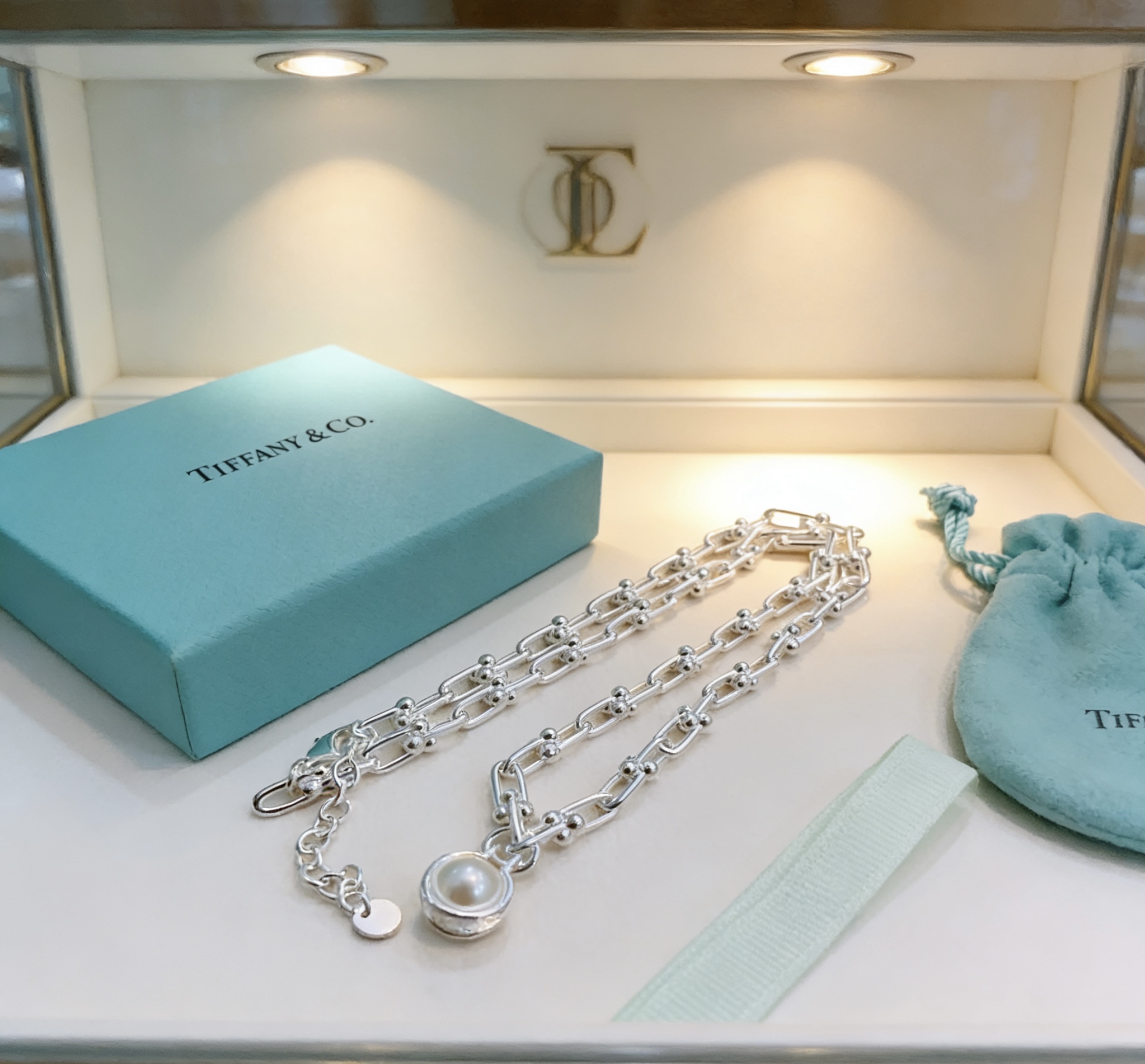 Tiffany & Co. 蒂芙尼项链TIFFNY&CO 精工银版本