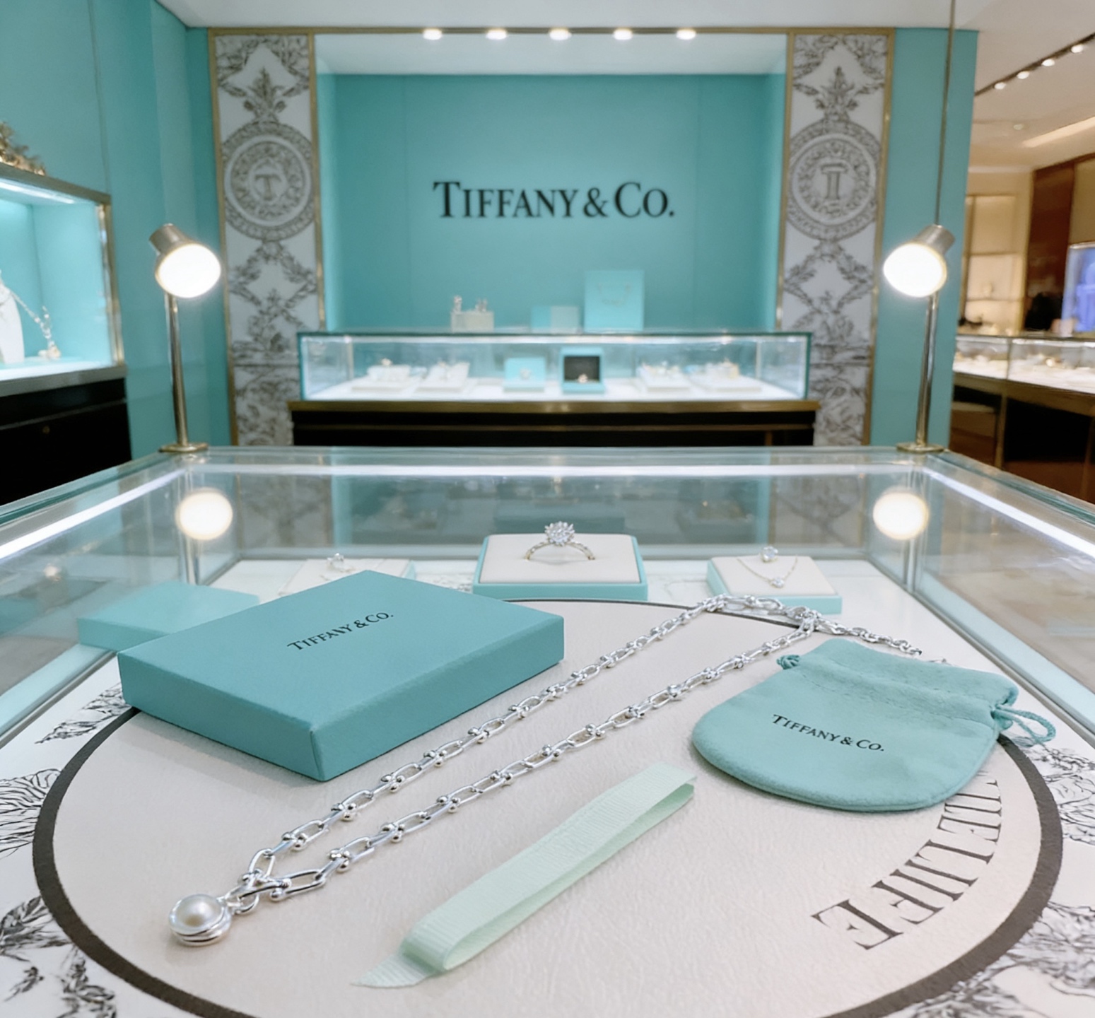 Tiffany & Co. 蒂芙尼项链TIFFNY&CO 精工银版本