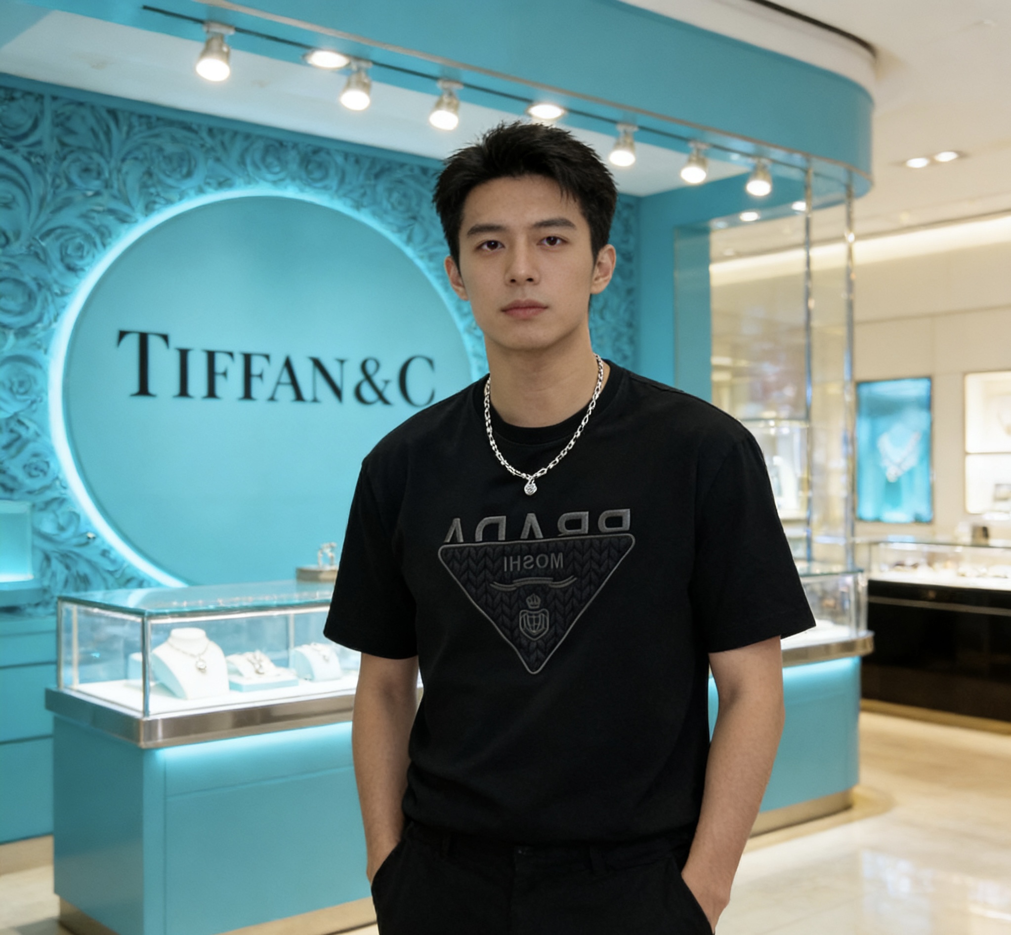 Tiffany & Co. 蒂芙尼项链TIFFNY&CO 精工银版本