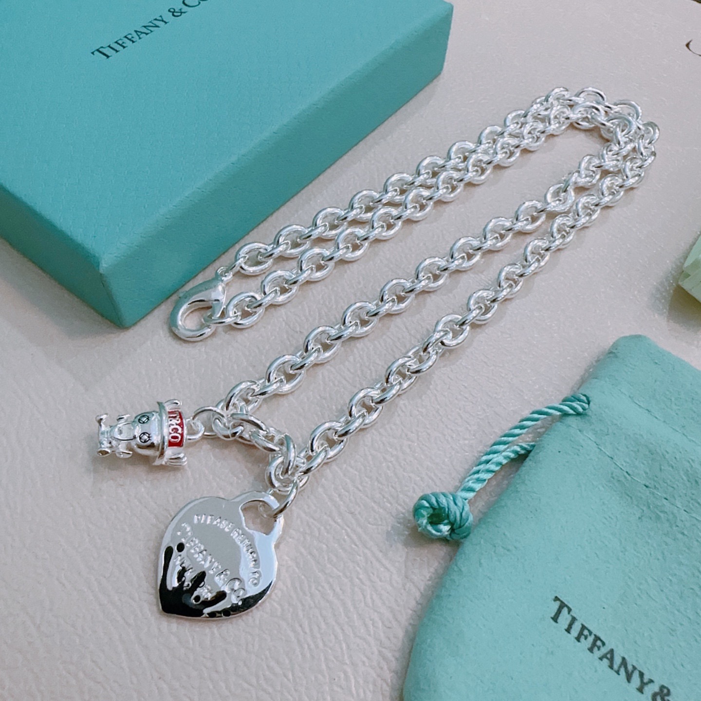Tiffany & Co. 蒂芙尼项链TIFFNY&CO 精工银版本