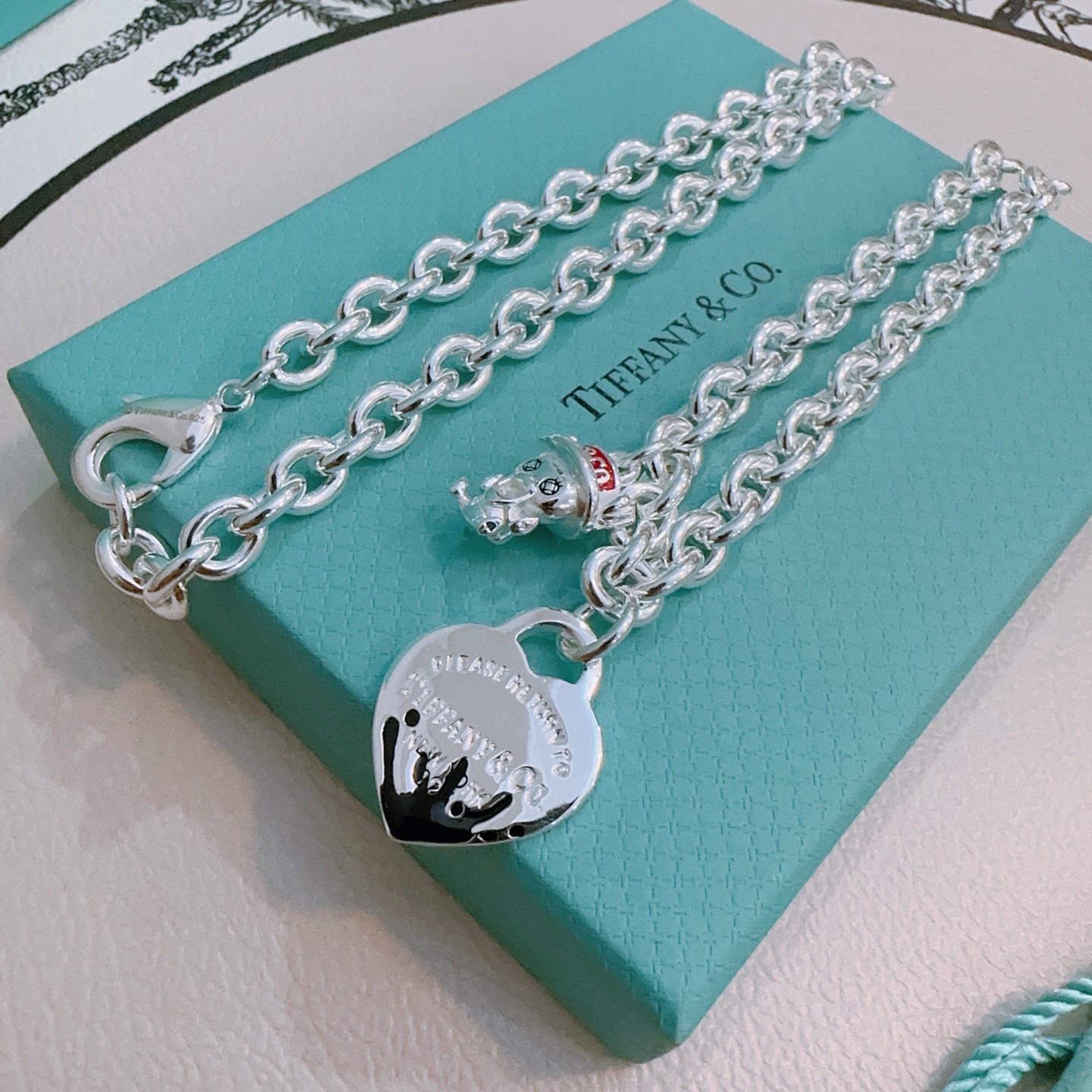 Tiffany & Co. 蒂芙尼项链TIFFNY&CO 精工银版本