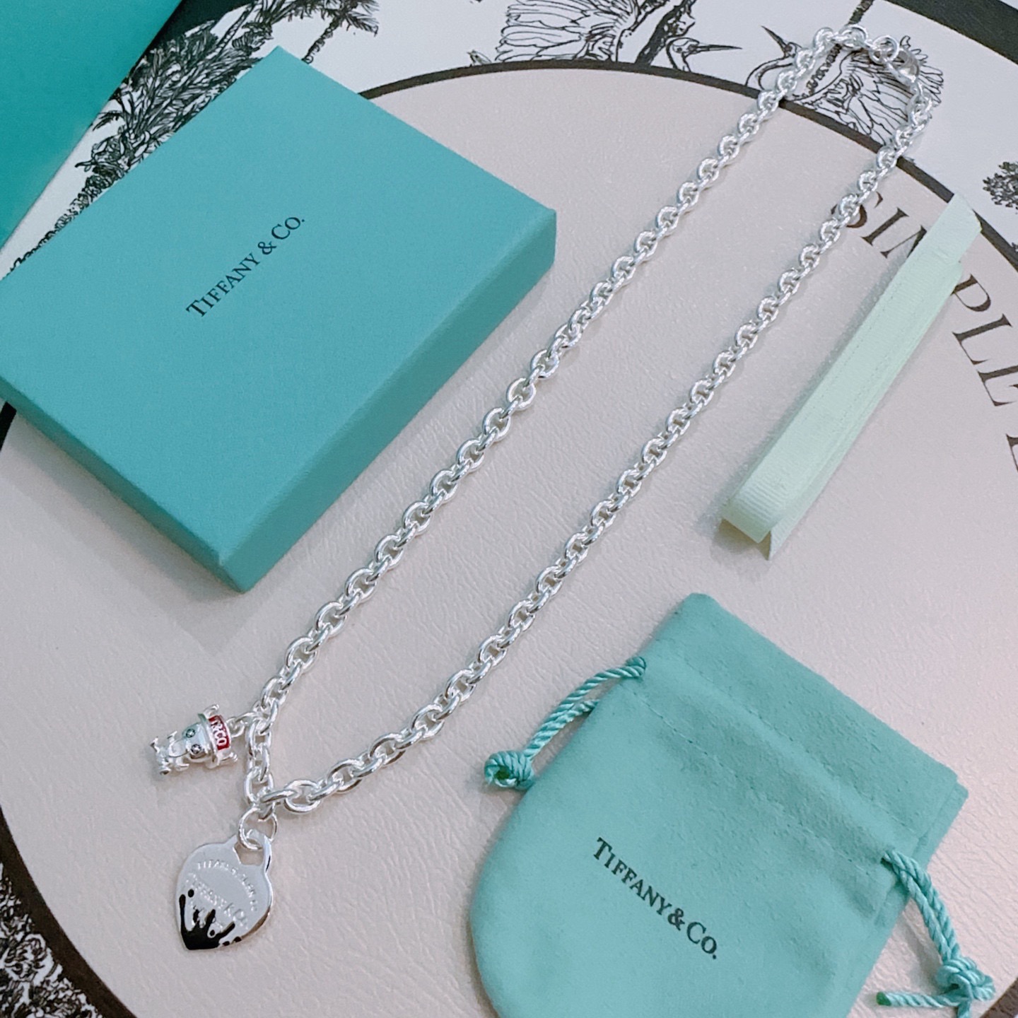 Tiffany & Co. 蒂芙尼项链TIFFNY&CO 精工银版本