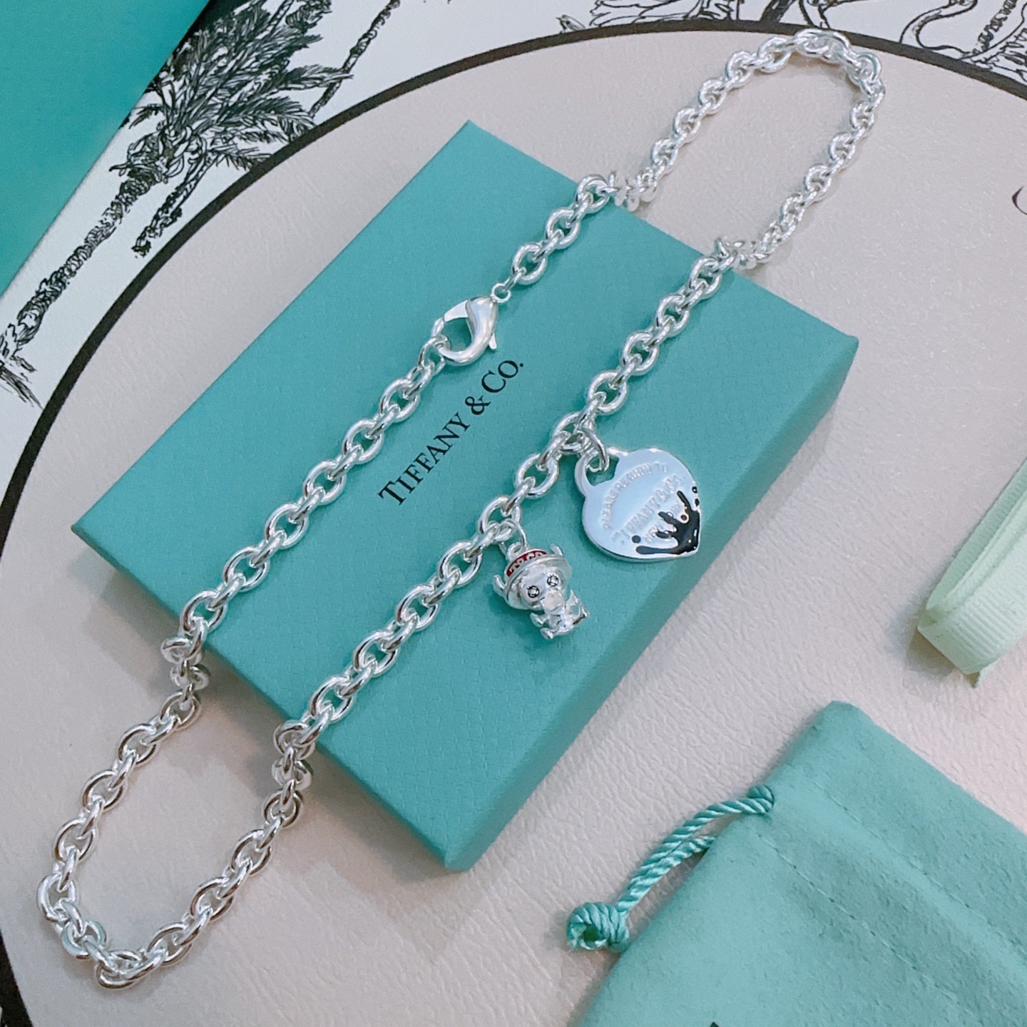 Tiffany & Co. 蒂芙尼项链TIFFNY&CO 精工银版本