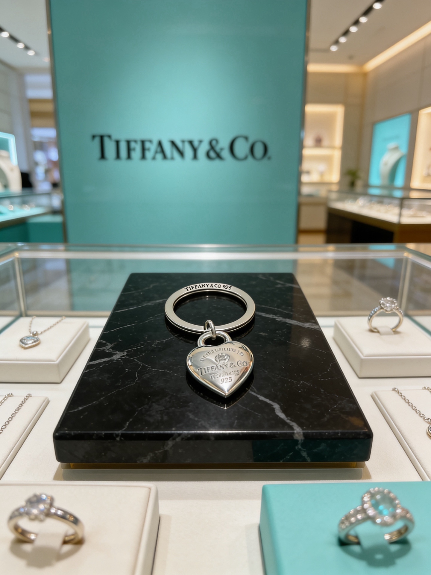 Tiffany & Co. 新品发布蒂芙尼钥匙扣 包包扣 最新款包包挂饰档次更高 系列 款设计理念钥匙扣系列
