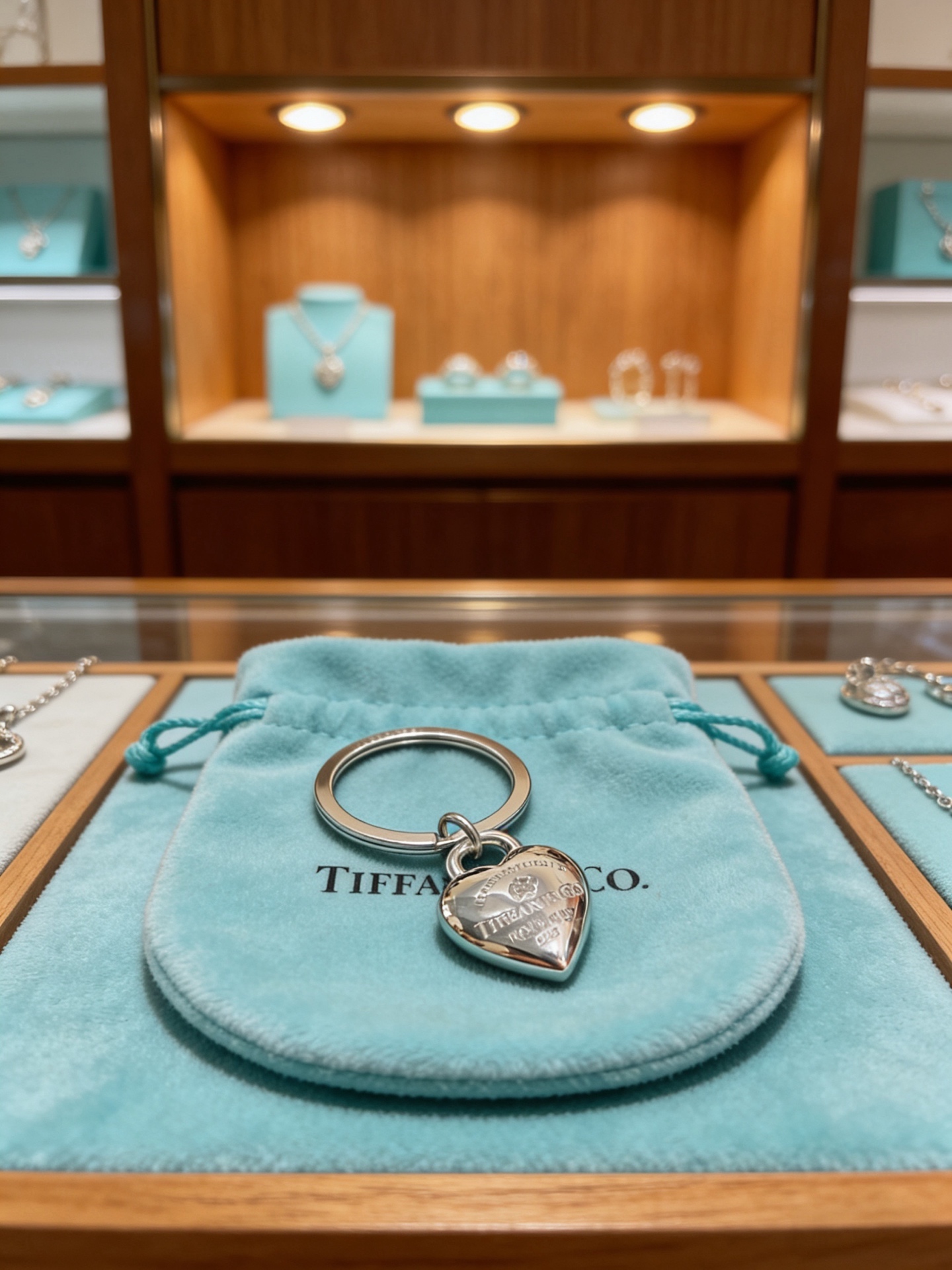 Tiffany & Co. 新品发布蒂芙尼钥匙扣 包包扣 最新款包包挂饰档次更高 系列 款设计理念钥匙扣系列